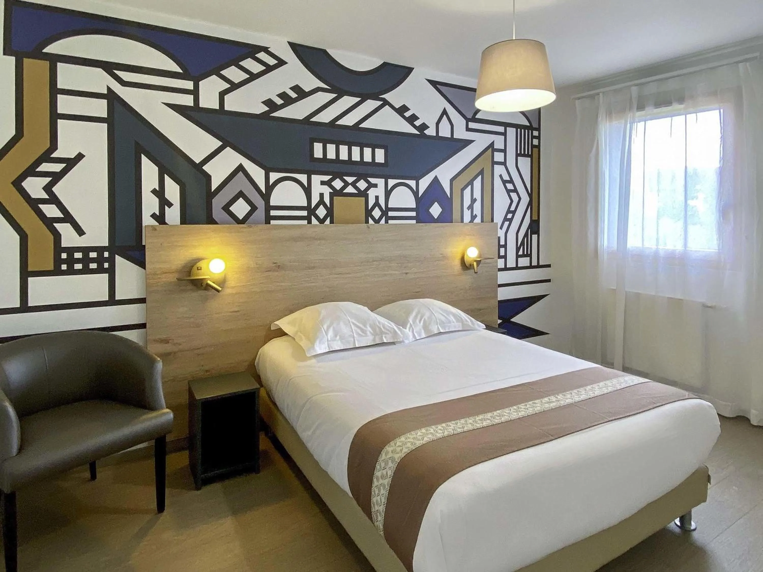 Bedroom, Bed in Aparthotel Adagio Bâle Mulhouse Aeroport