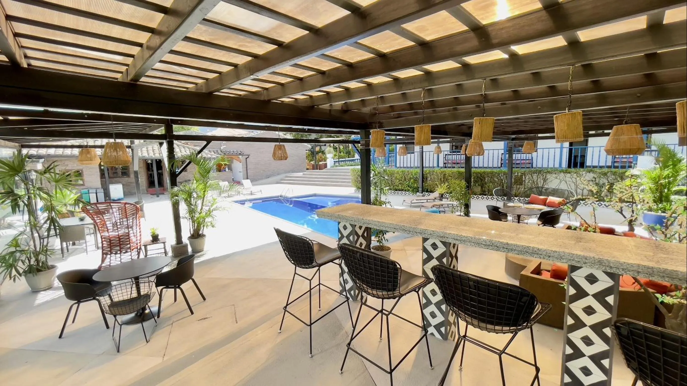 Swimming pool in Hacienda Hosteria Chorlavi