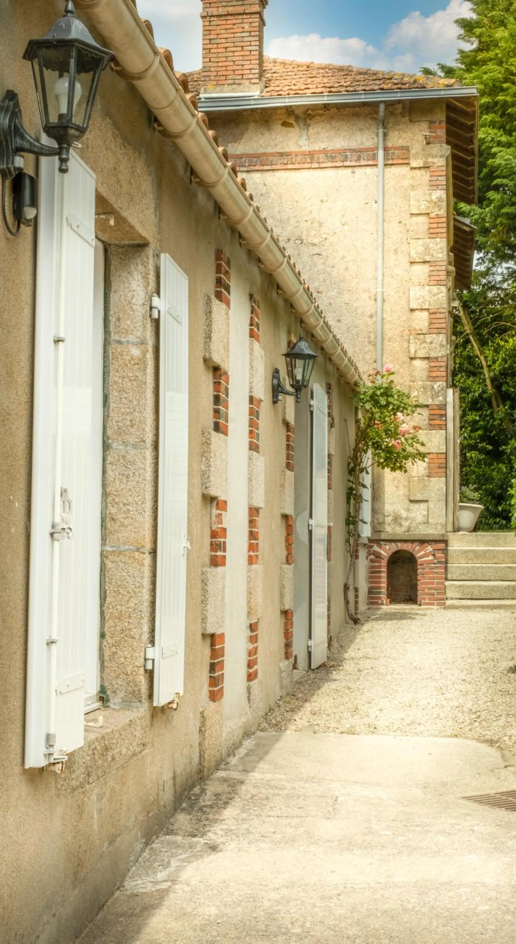 Patio in Le Château des Tourelles en Vendée