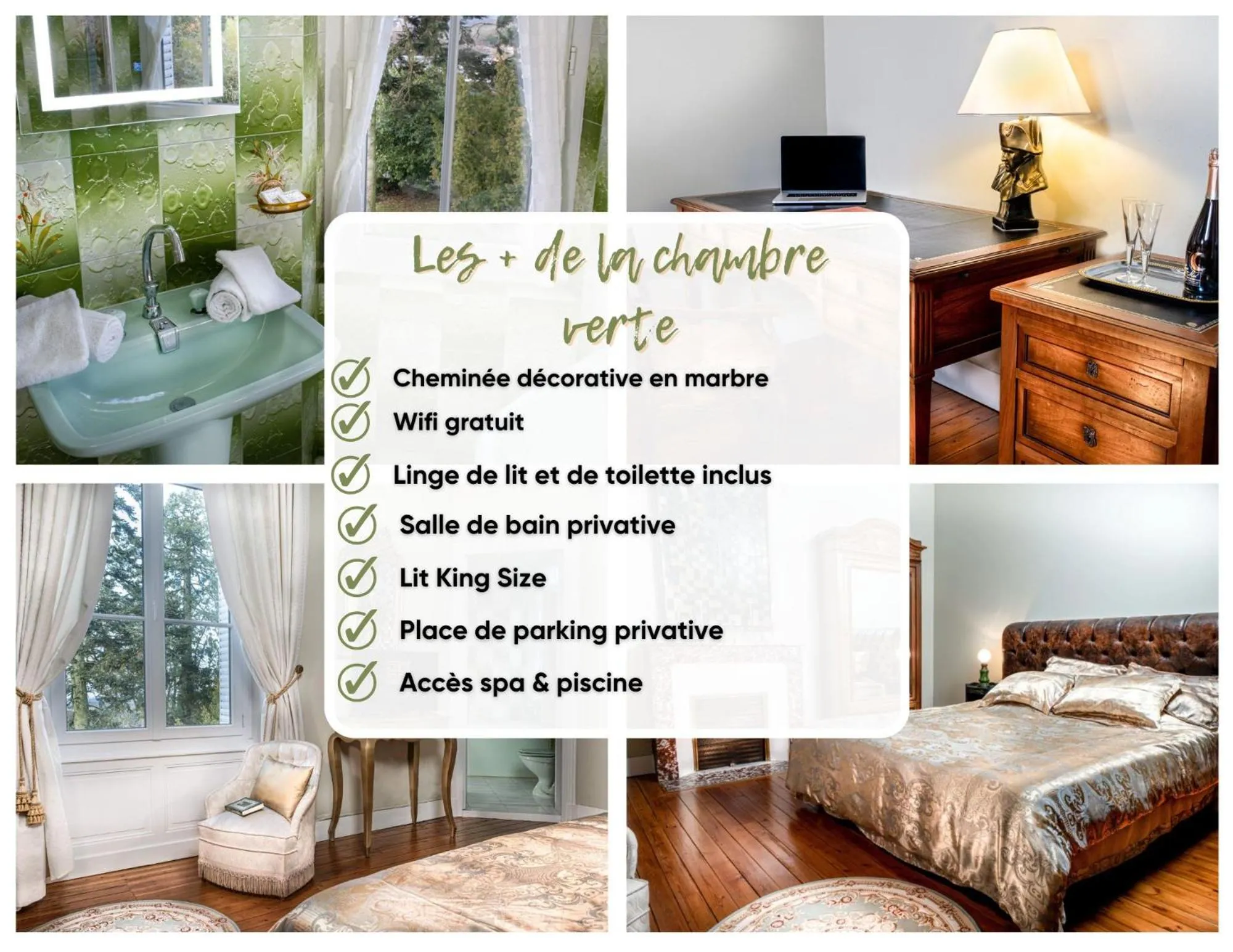 Bedroom, Bed in Le Château des Tourelles en Vendée