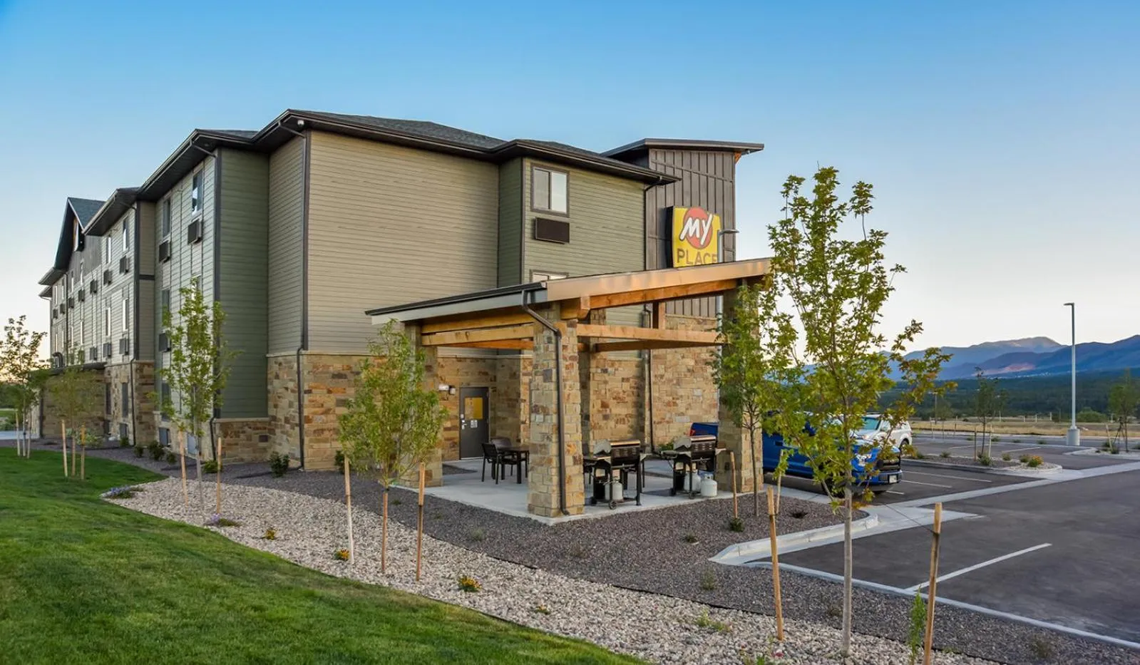 Property building in My Place Hotel-Colorado Springs,CO