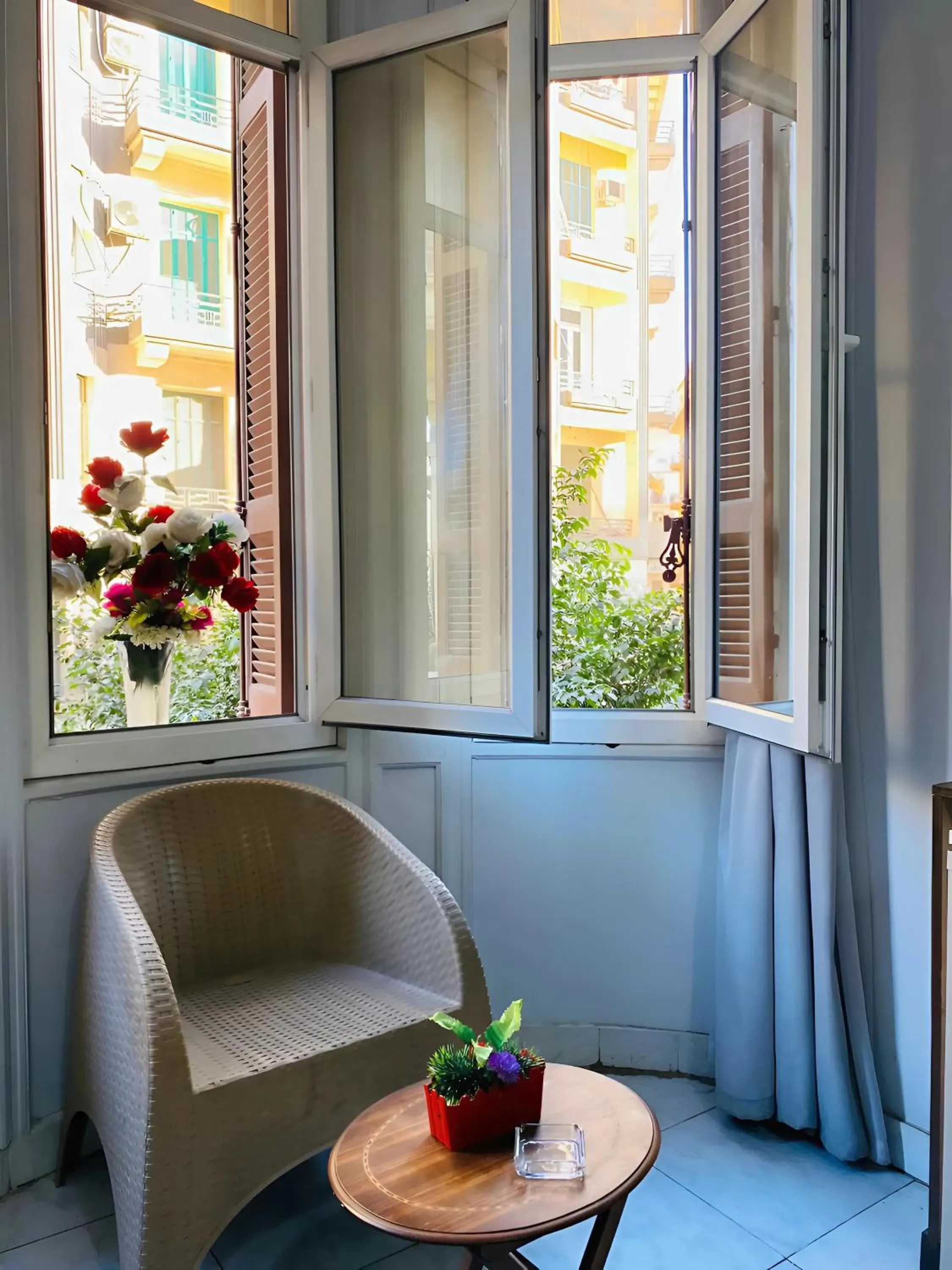 Seating area in Hostgram Hotel