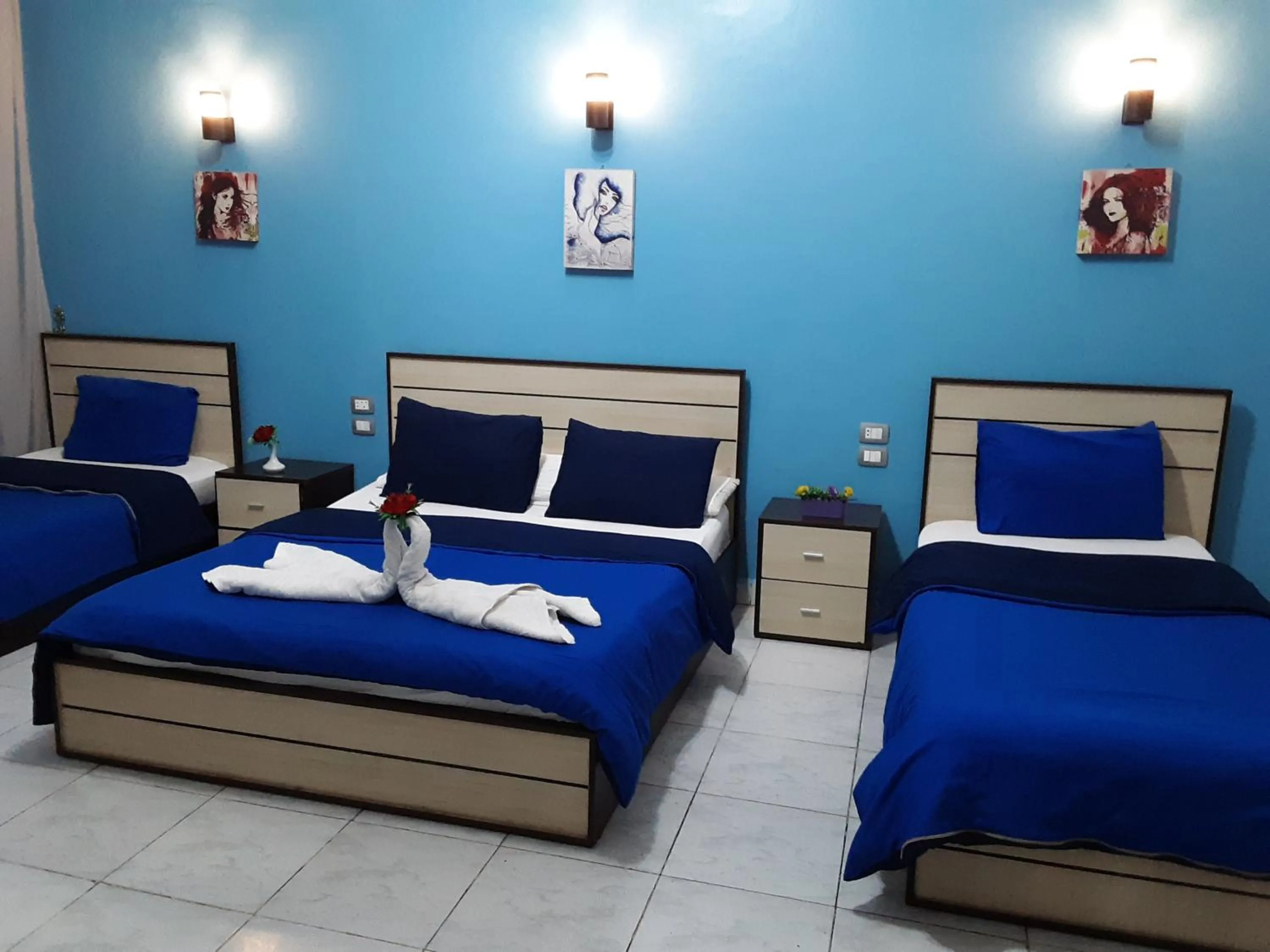 Bed in Hostgram Hotel