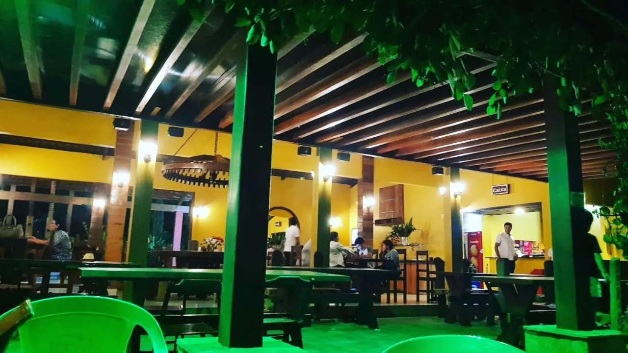 Lounge or bar in Hotel e Mirante recanto alto da serra