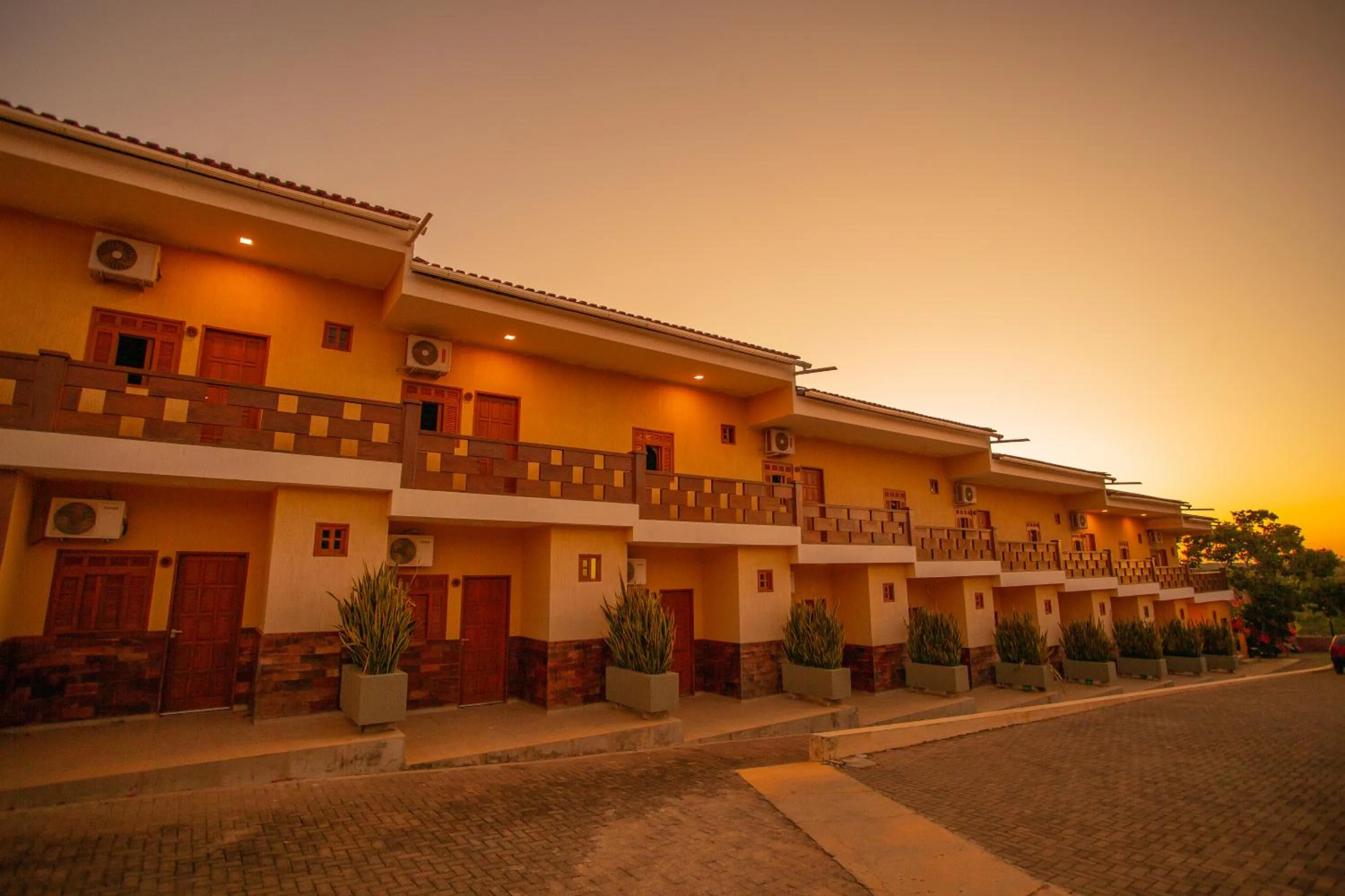 Property building in Hotel e Mirante recanto alto da serra