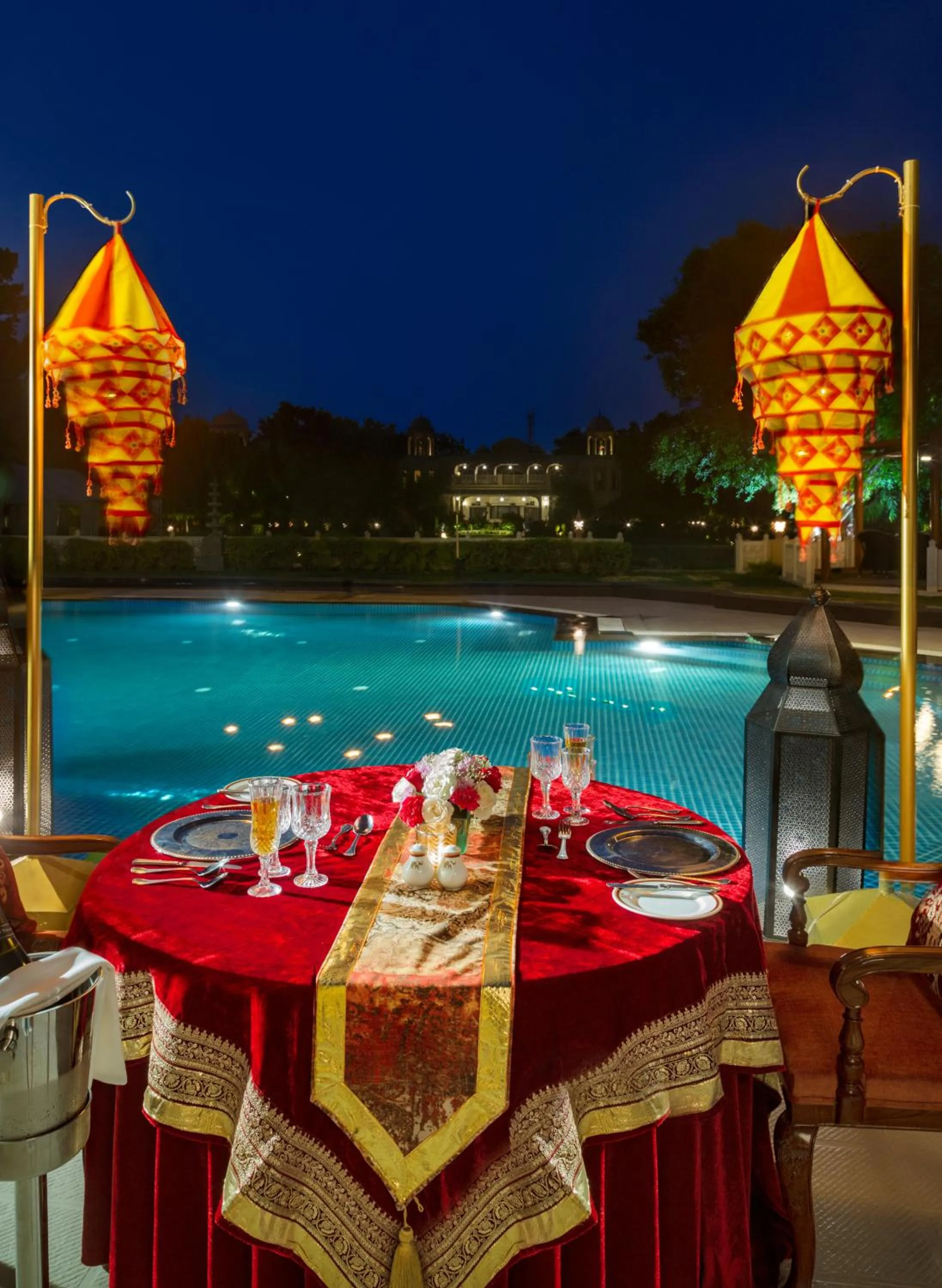 Dining area in Heritage Village Resort & Spa Manesar-Gurgaon