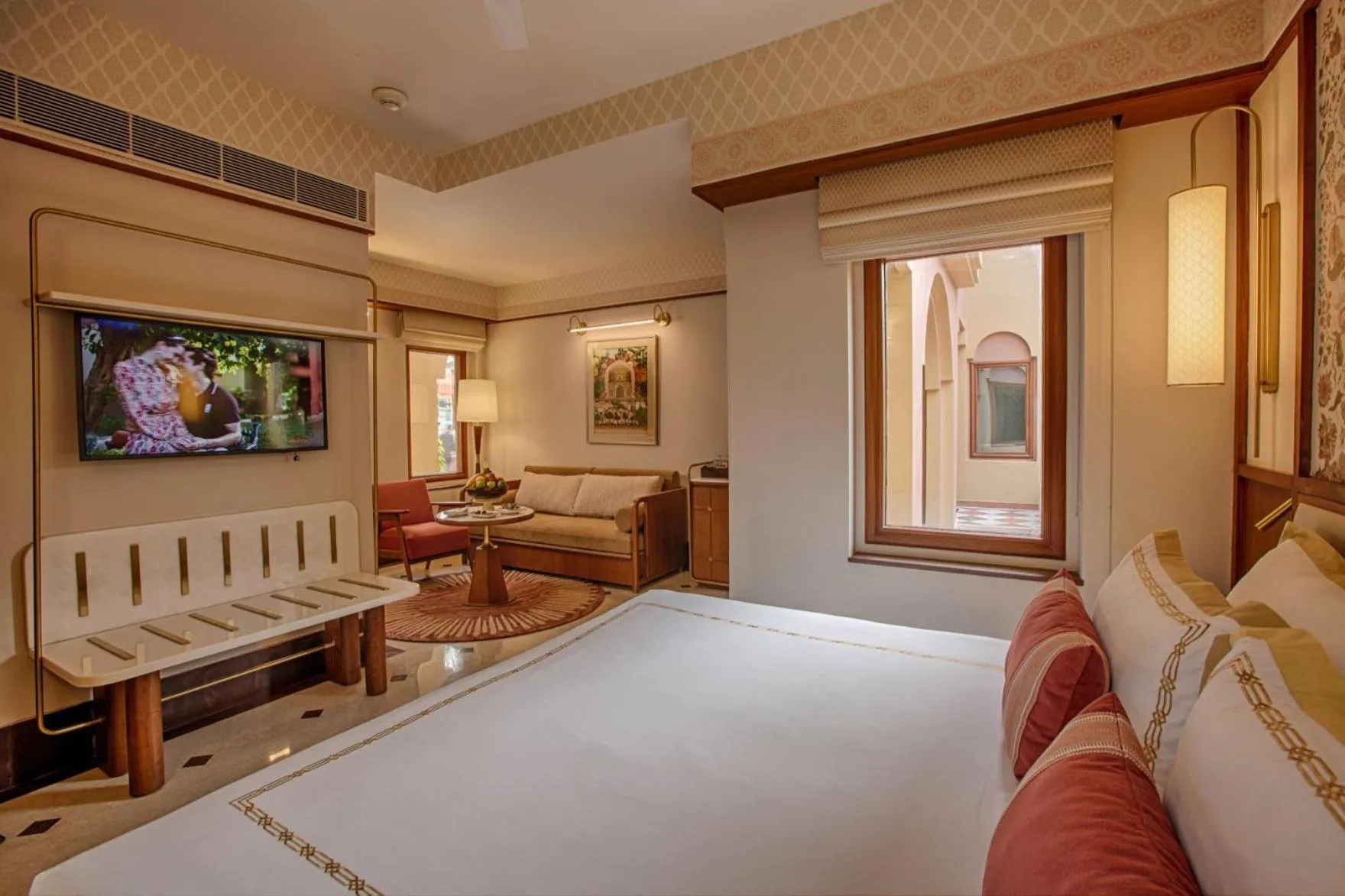 Bed in Heritage Village Resort & Spa Manesar-Gurgaon