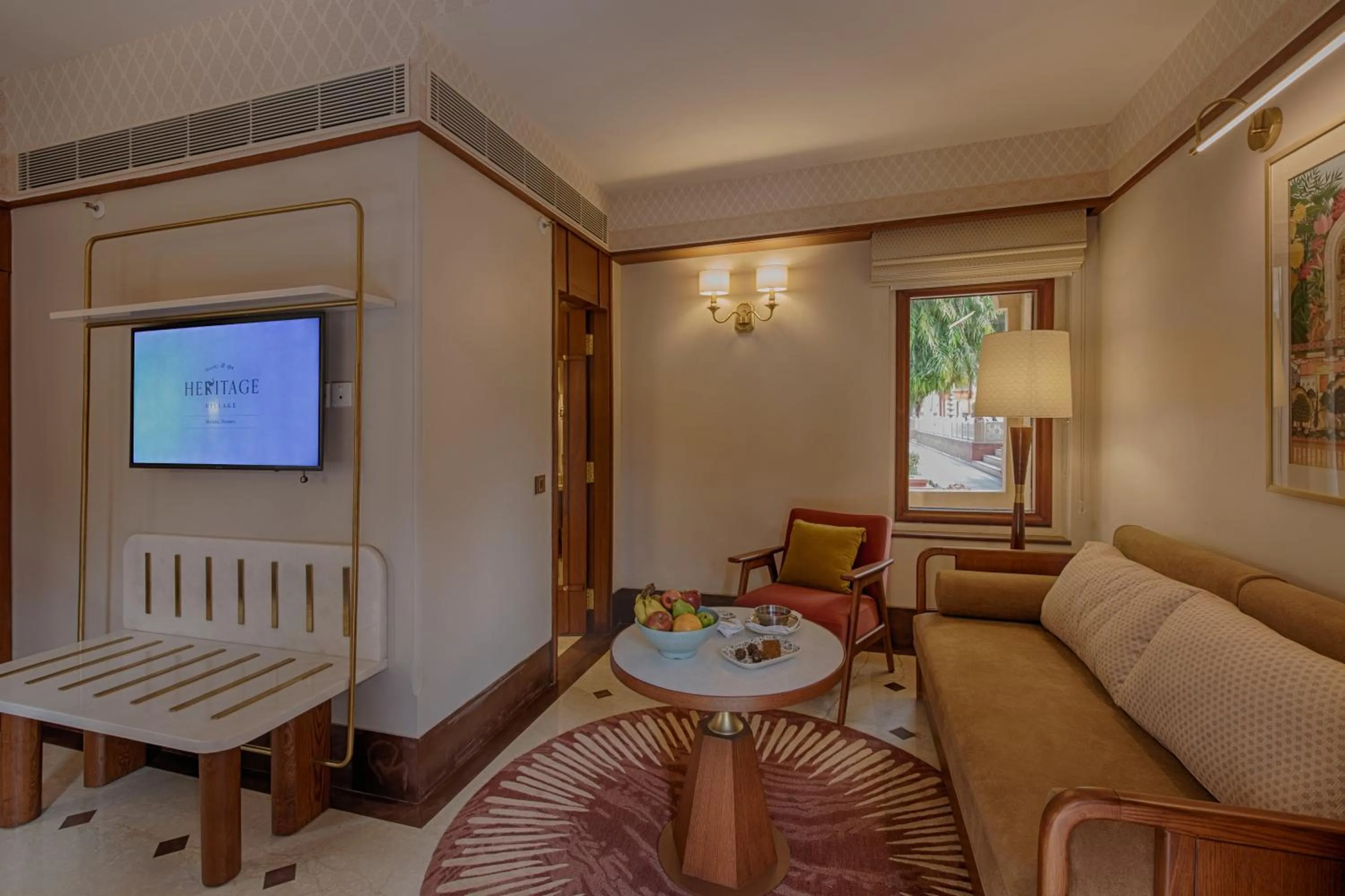 Seating area in Heritage Village Resort & Spa Manesar-Gurgaon