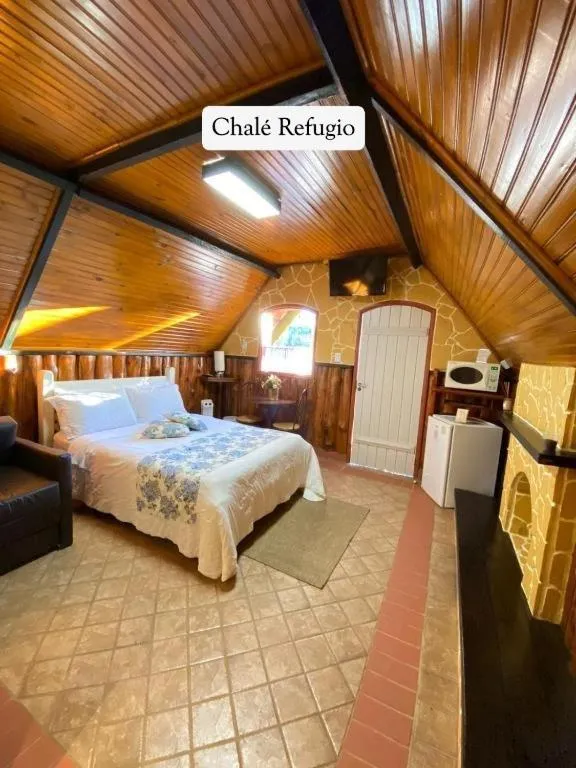 Bed in Mirágua Refugios Pousada