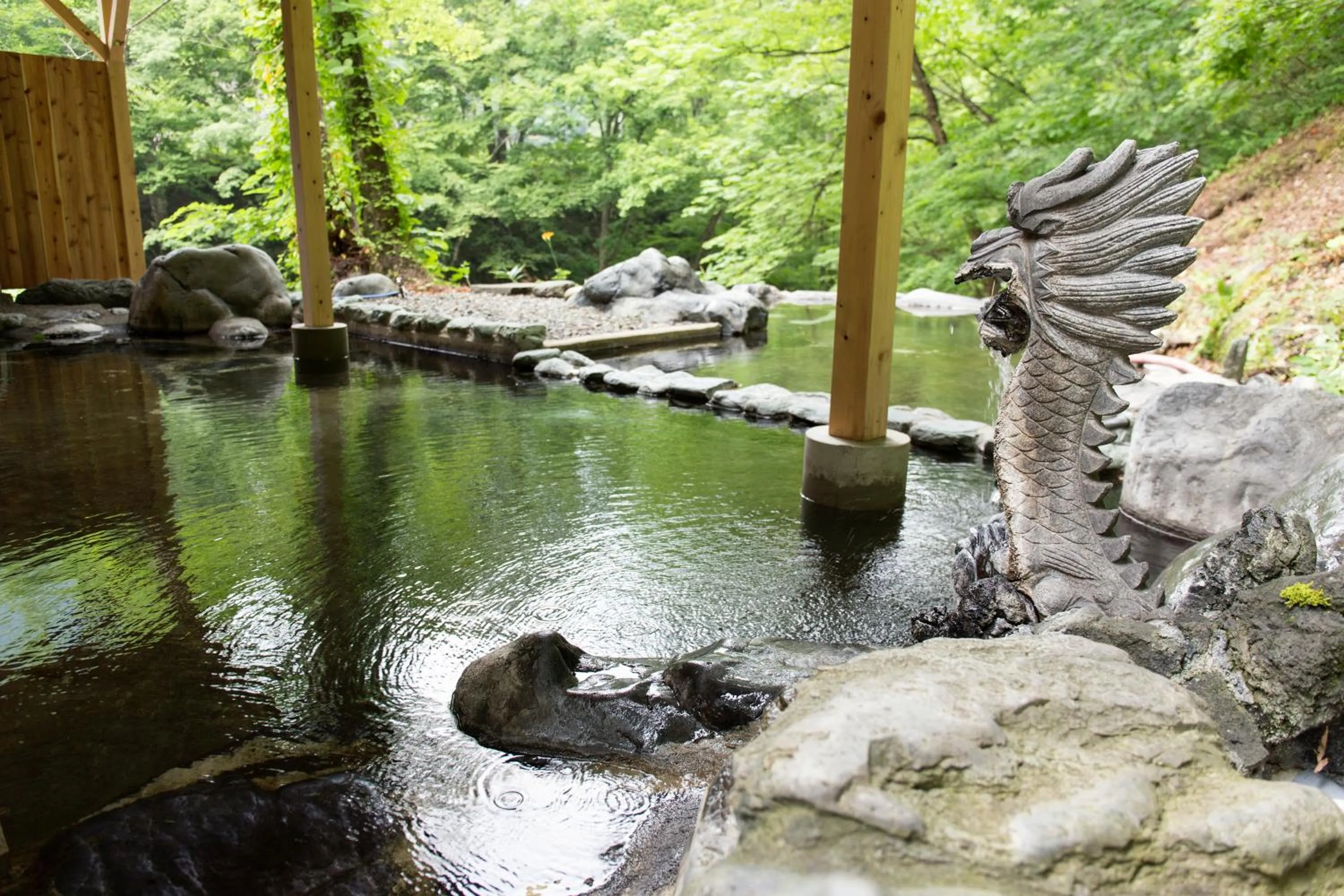 Open Air Bath in Ryuudo