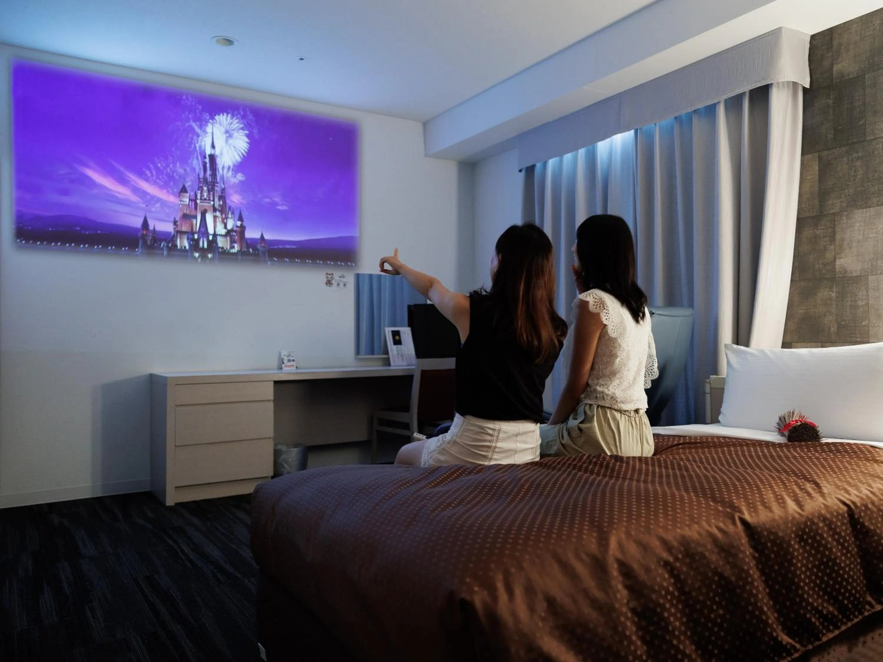 Bed in J Hotel Rinku