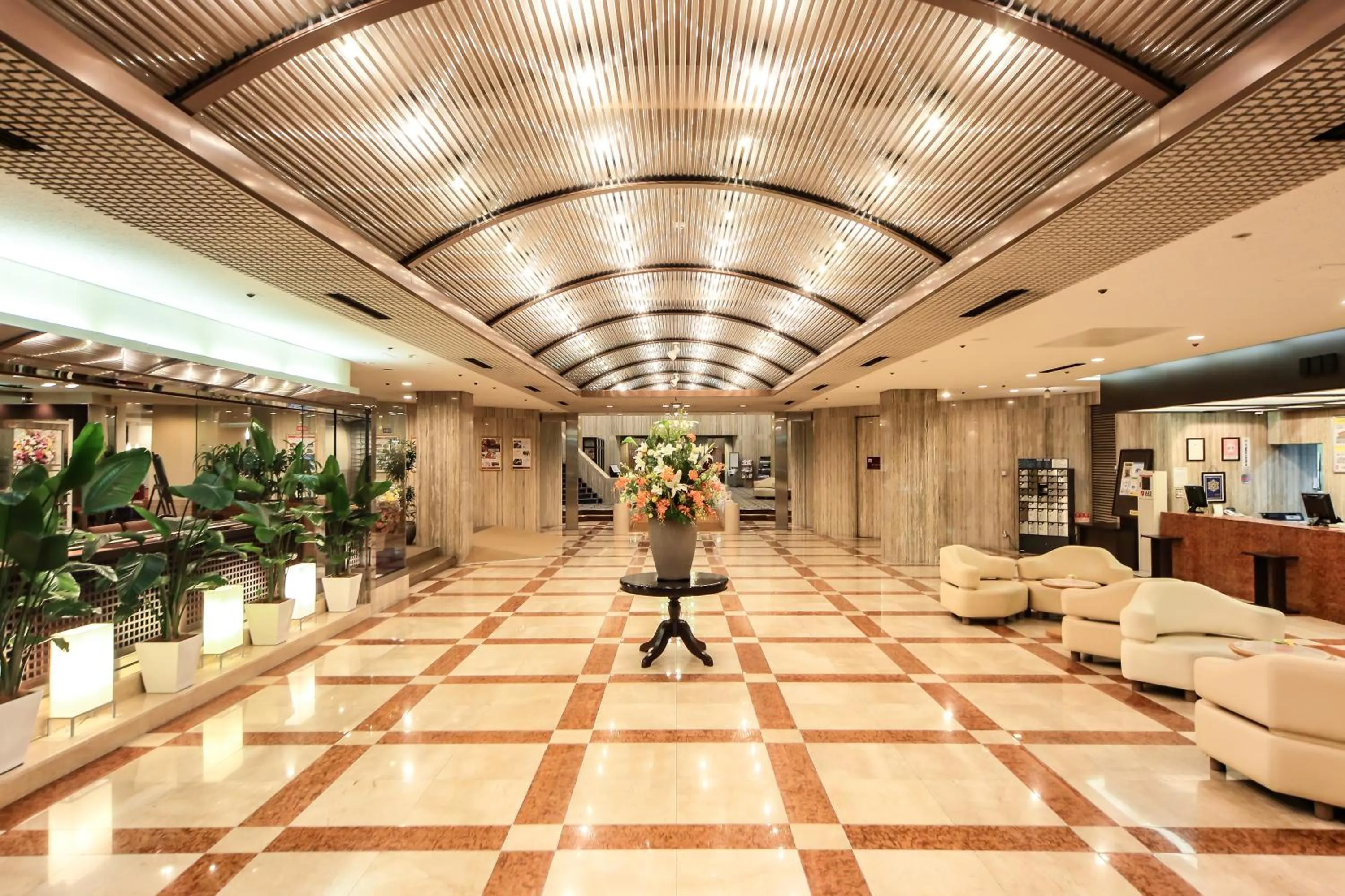 Lobby or reception in Osaka Garden Palace