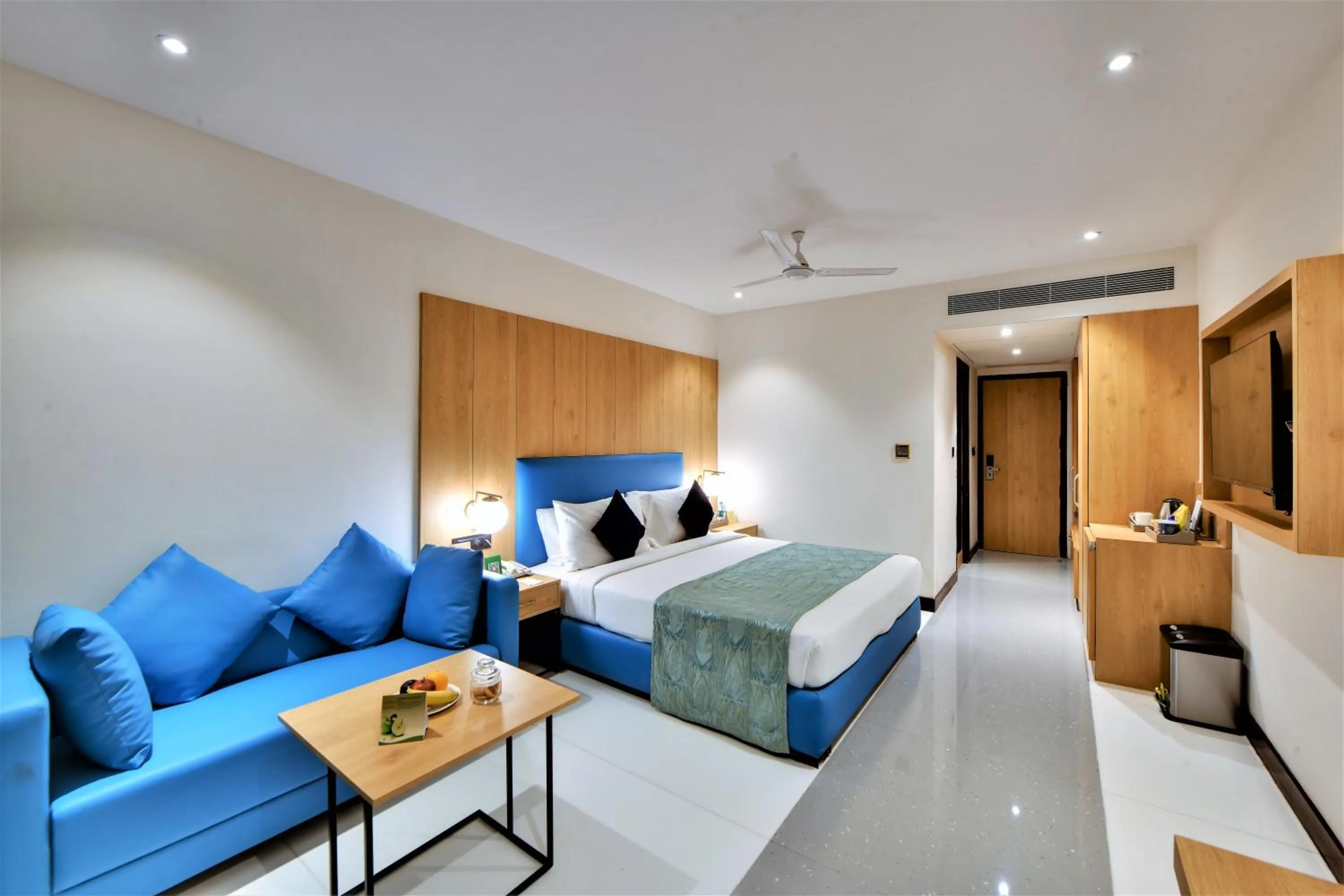 Bedroom, Bed in The Fern Residency, Subhash Bridge, Ahmedabad