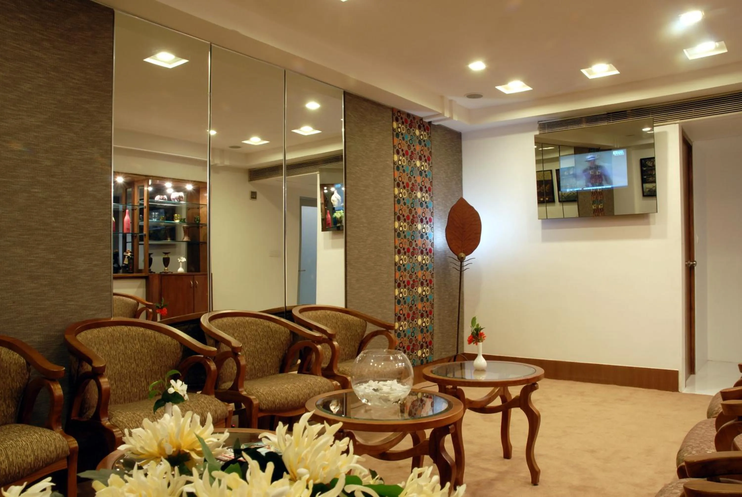 Communal lounge/ TV room in The Fern Residency, Subhash Bridge, Ahmedabad