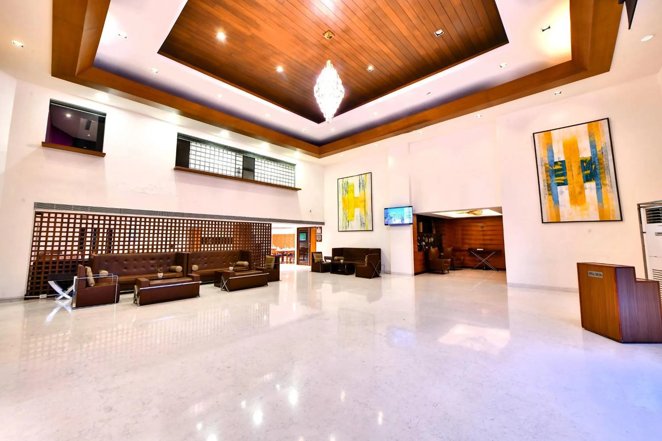 Lobby or reception in The Fern Residency, Subhash Bridge, Ahmedabad