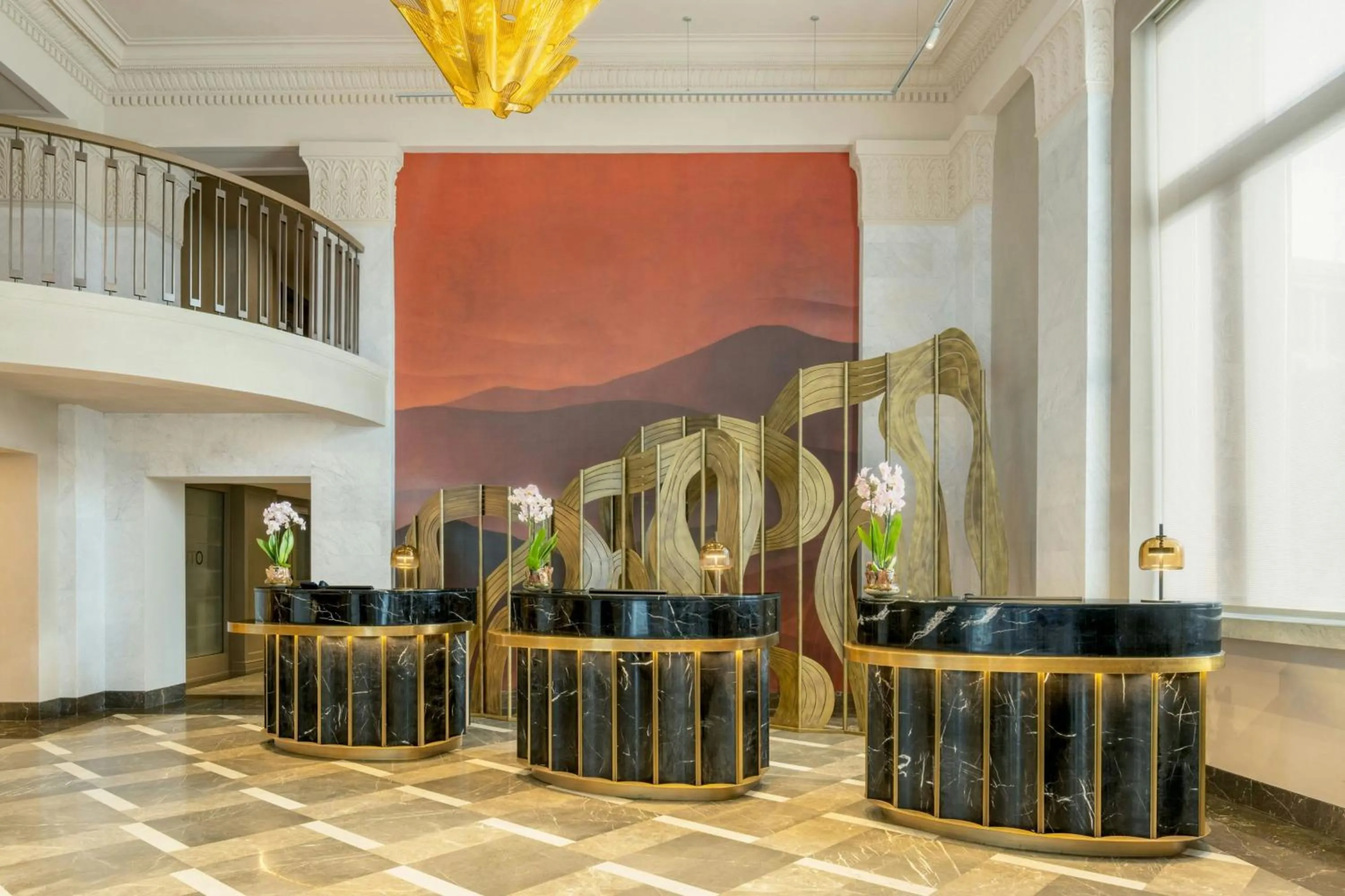 Lobby or reception in Armenia Marriott Hotel Yerevan