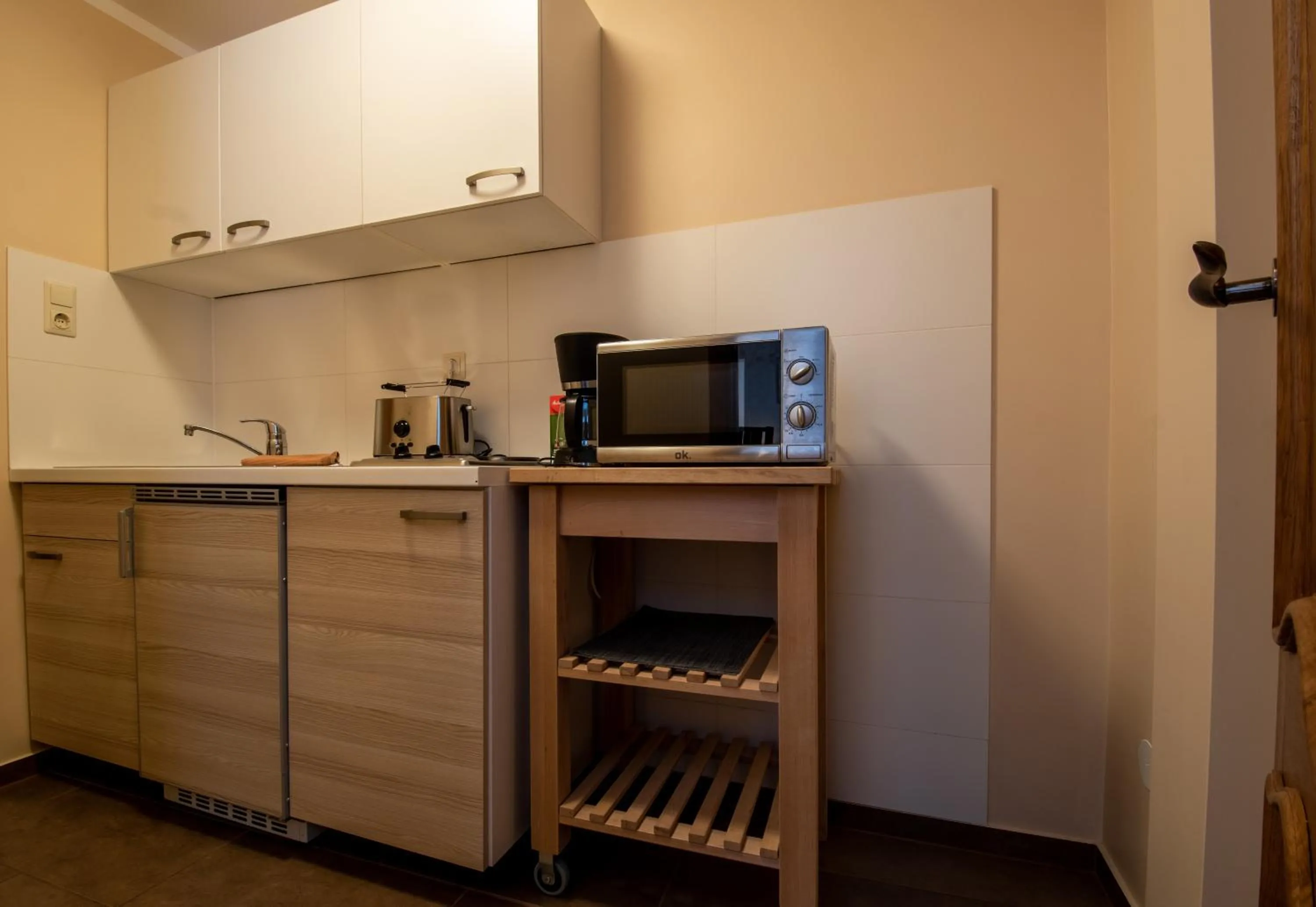 Kitchen or kitchenette in Bergzeit Appartments