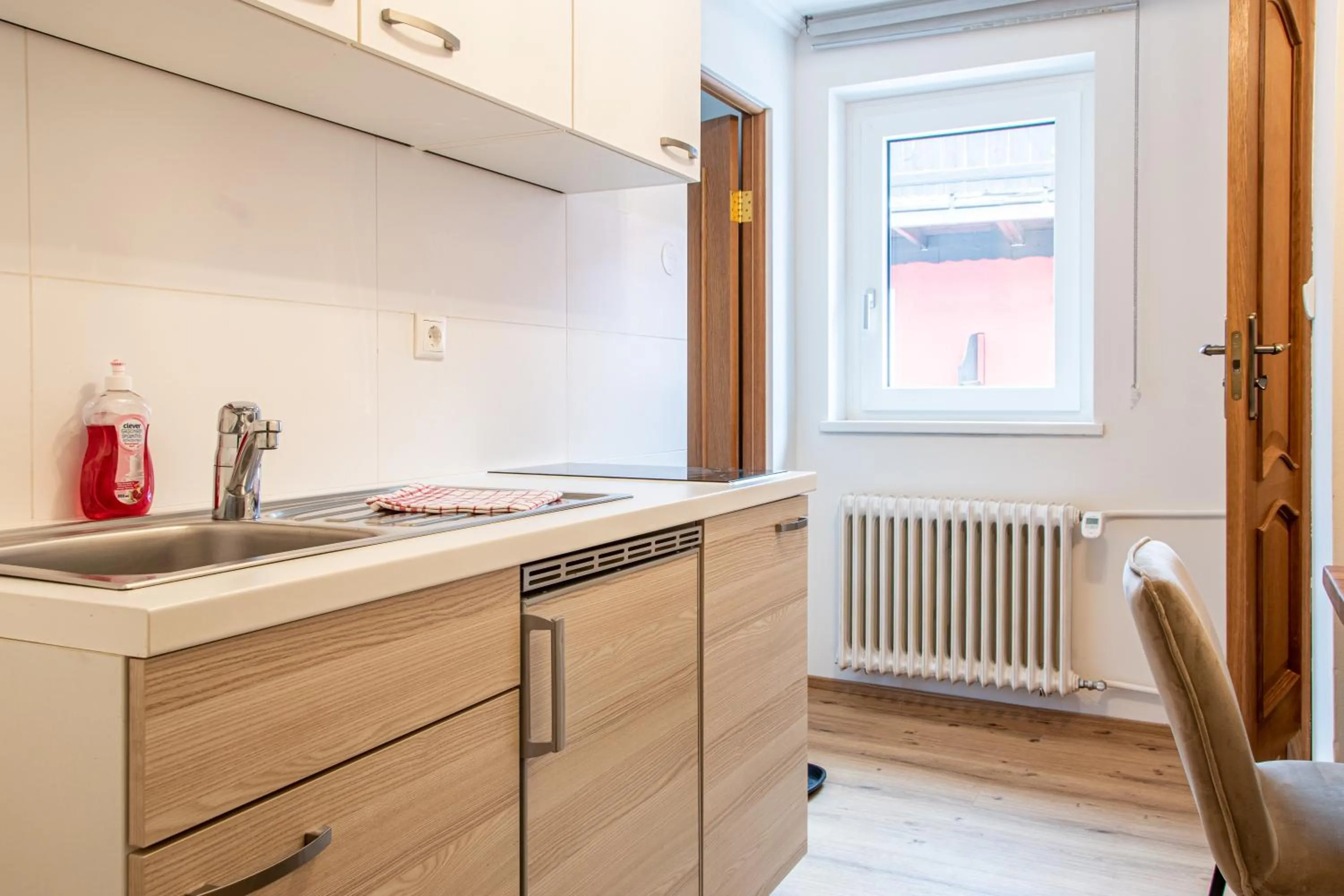 Kitchen or kitchenette in Bergzeit Appartments