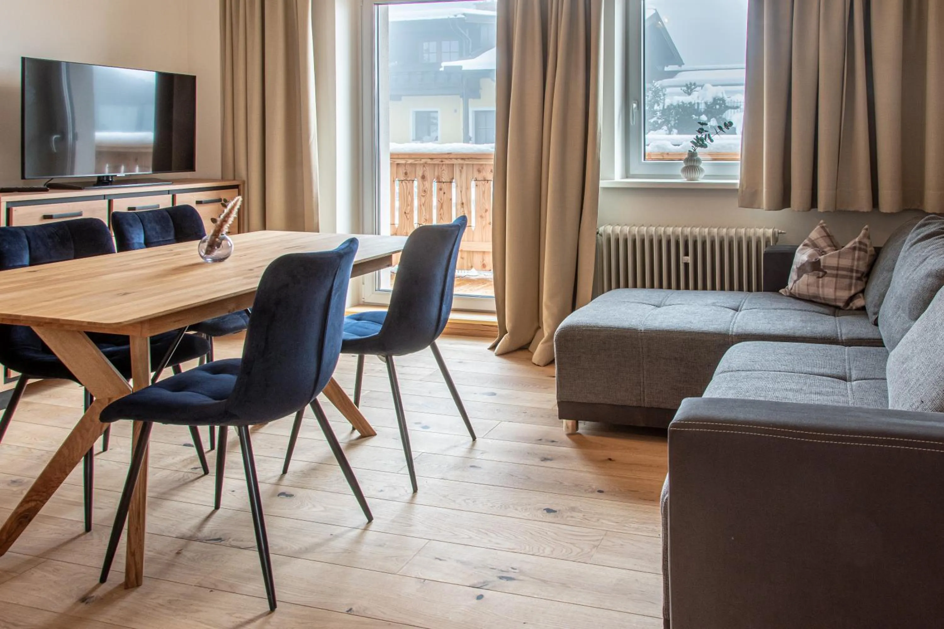 Living room in Bergzeit Appartments