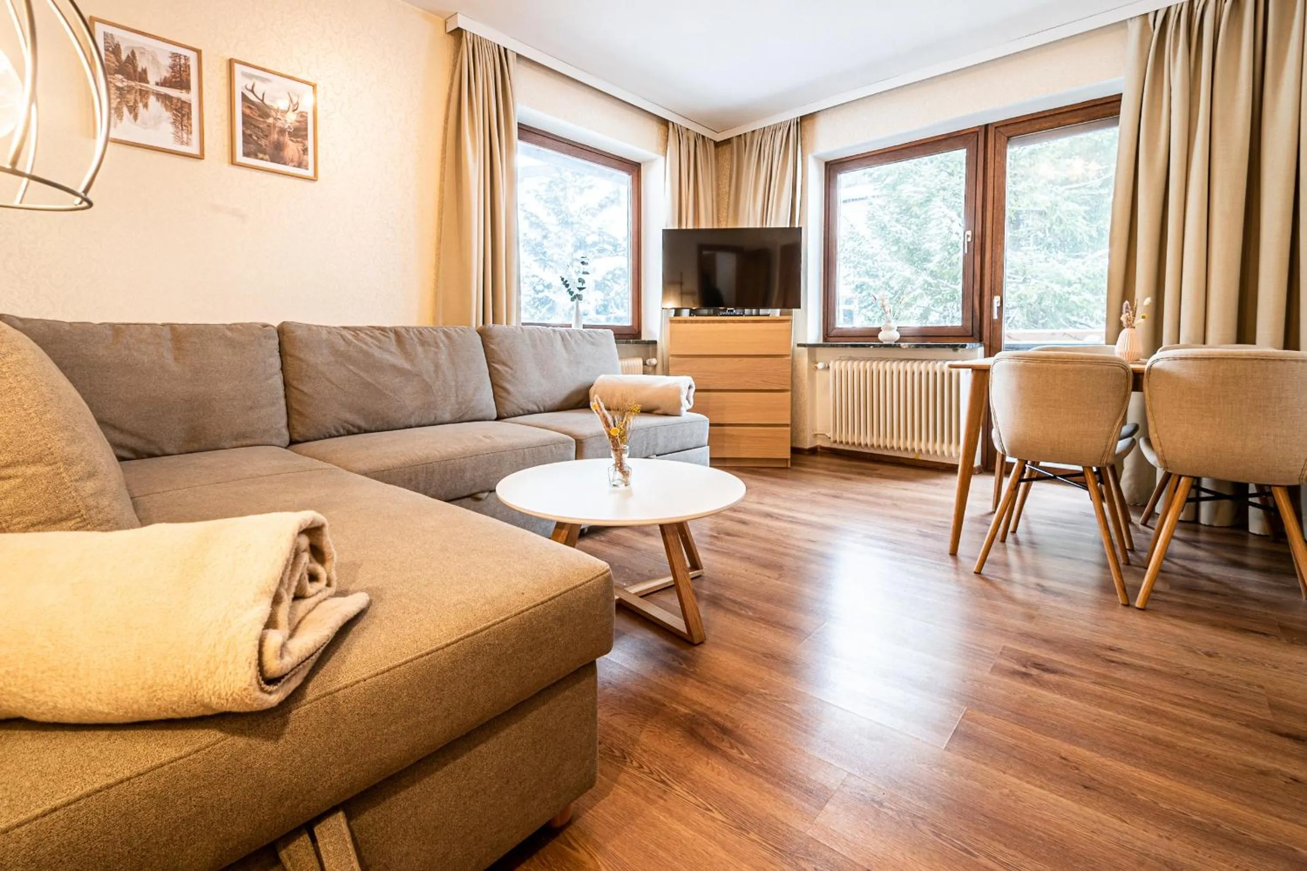 Living room in Bergzeit Appartments
