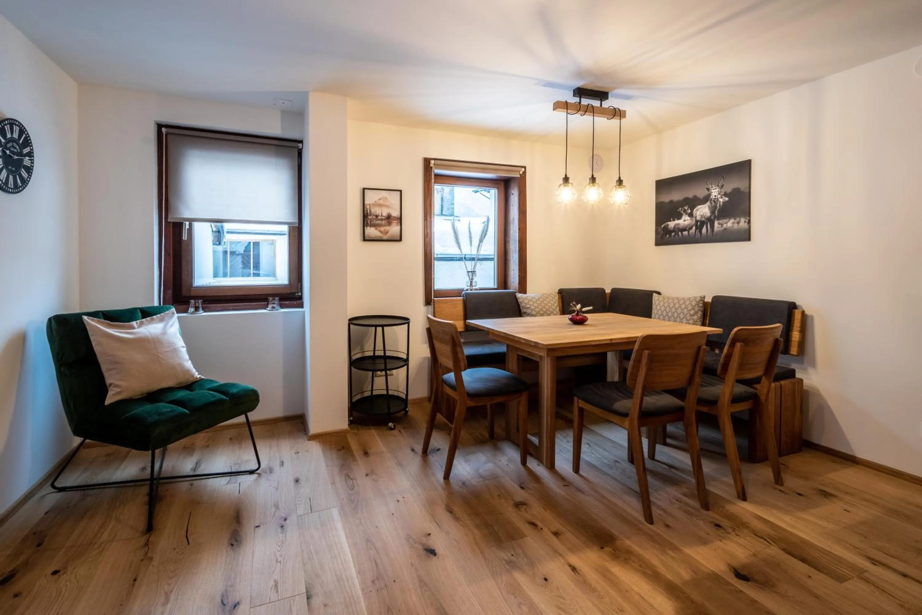 Dining area in Bergzeit Appartments
