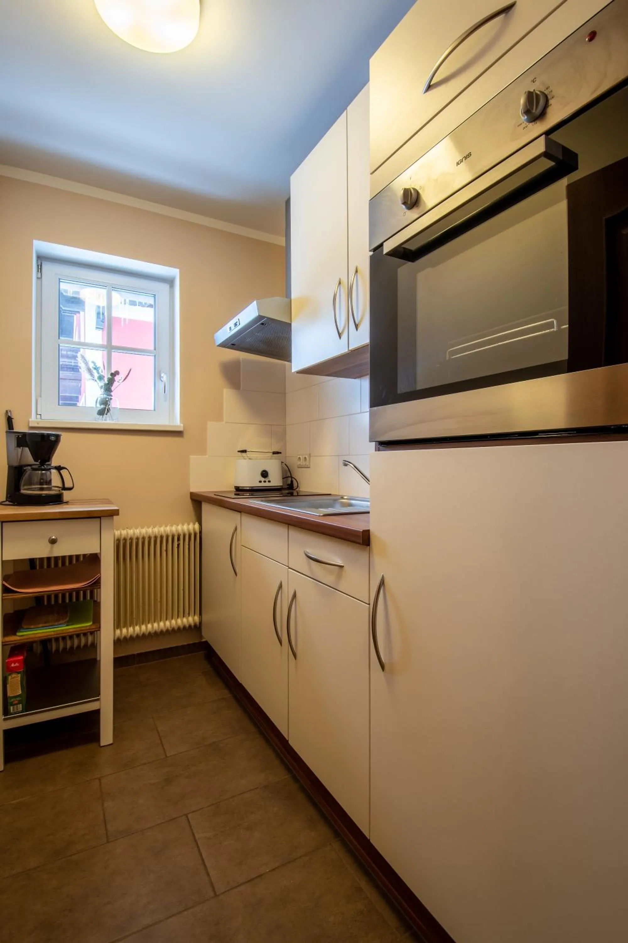Kitchen or kitchenette in Bergzeit Appartments