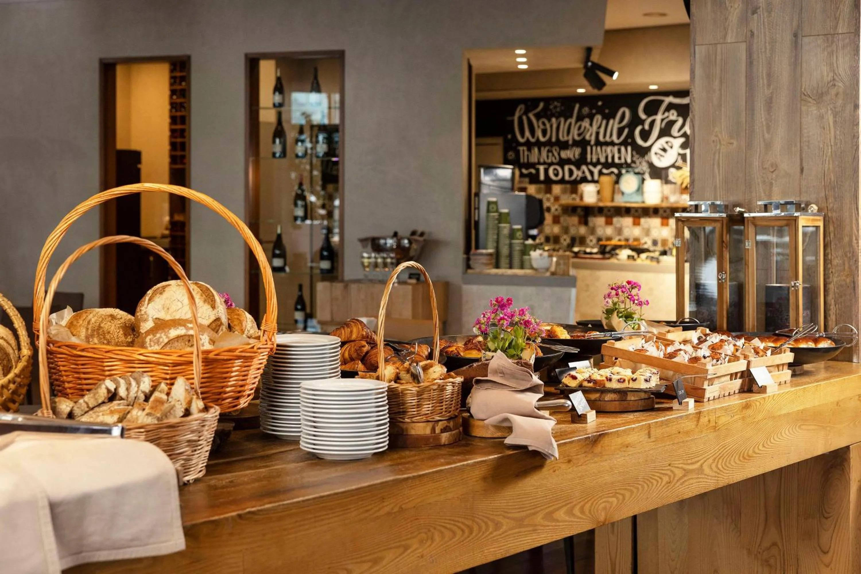 Breakfast in Radisson Blu Iveria Hotel