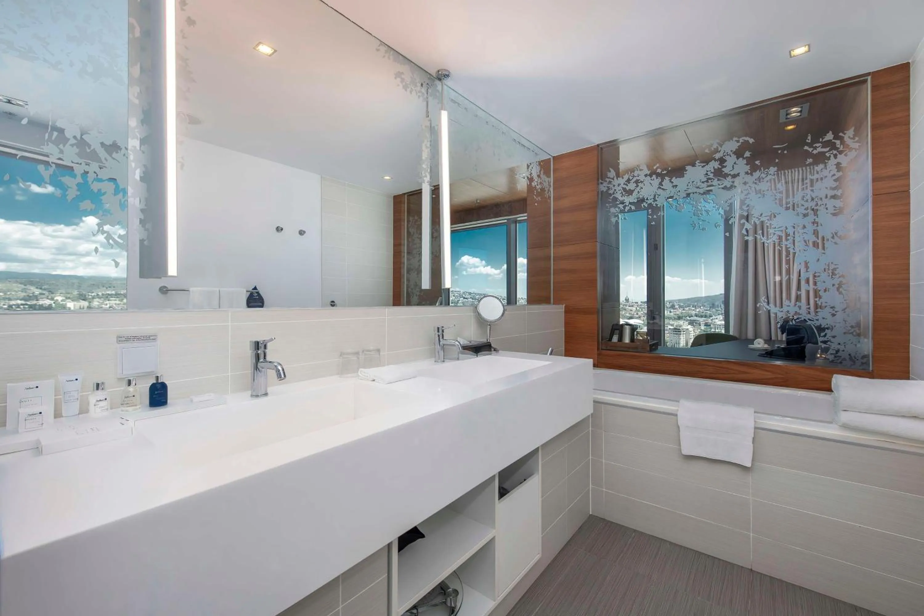 Bathroom in Radisson Blu Iveria Hotel