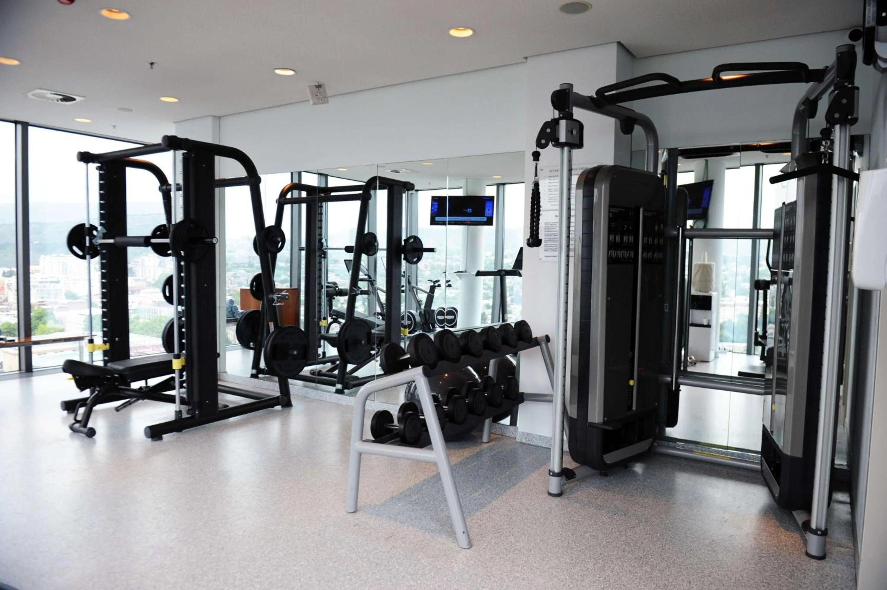 Fitness centre/facilities in Radisson Blu Iveria Hotel