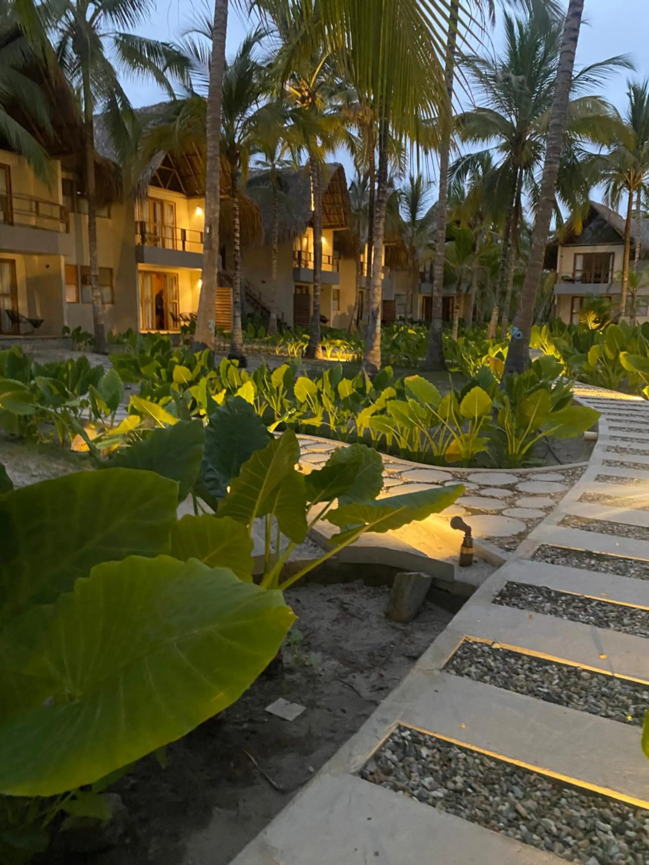 Garden in Tay Beach Hotel Tayrona