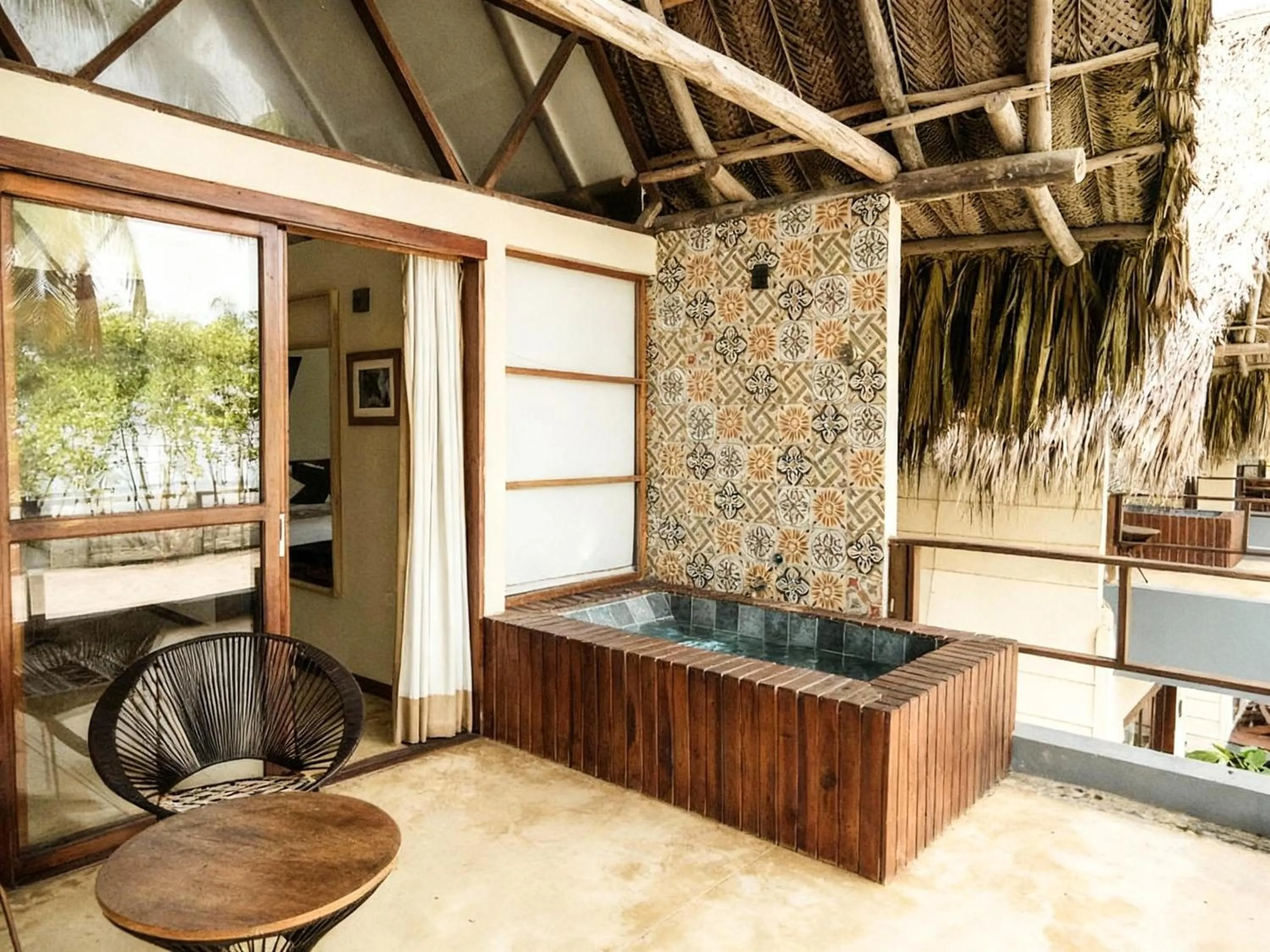 Balcony/Terrace in Tay Beach Hotel Tayrona