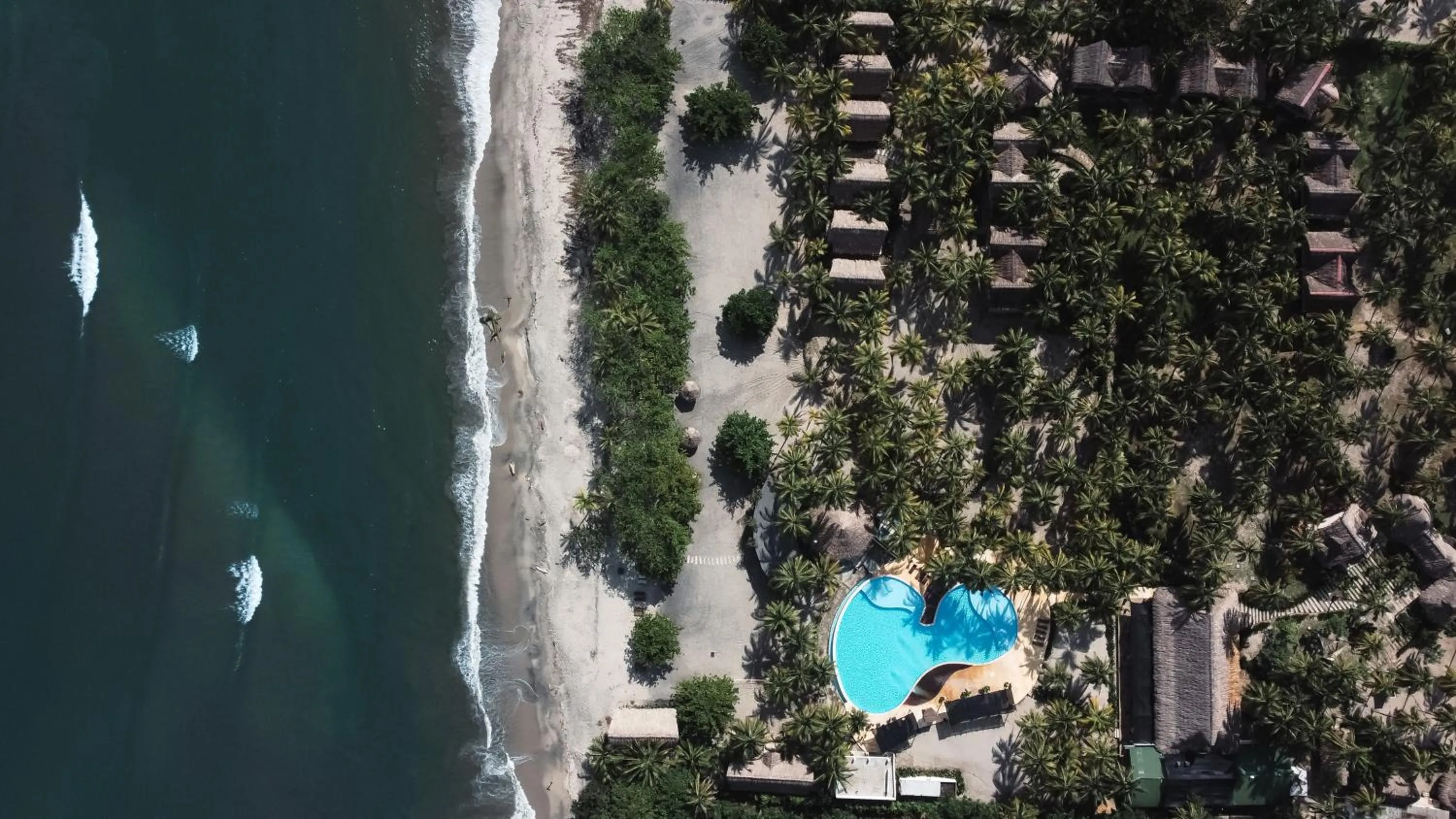 Bird's eye view in Tay Beach Hotel Tayrona