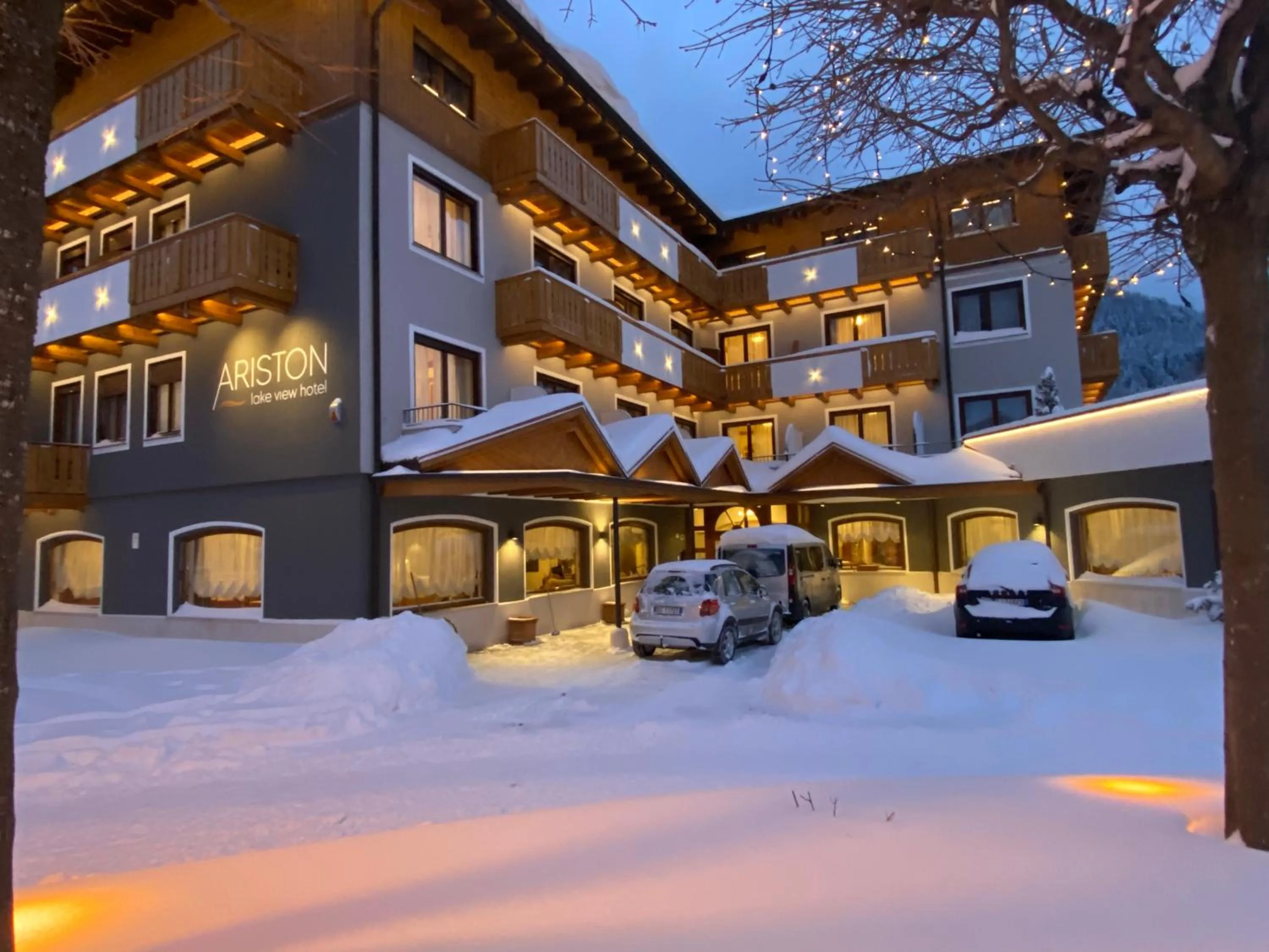 Facade/entrance in Ariston Lake View Hotel