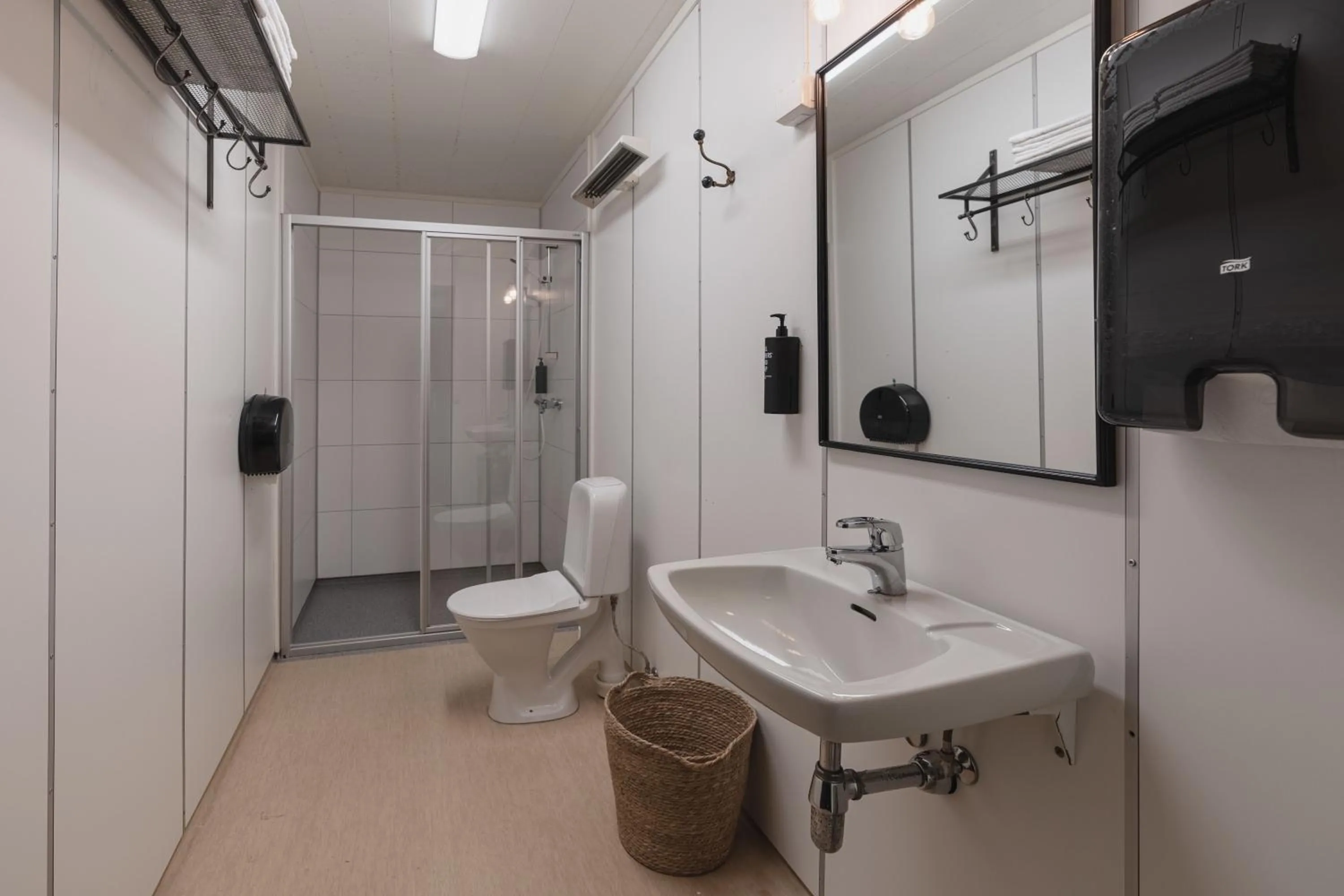 Shower in Coal Miners’ Cabins