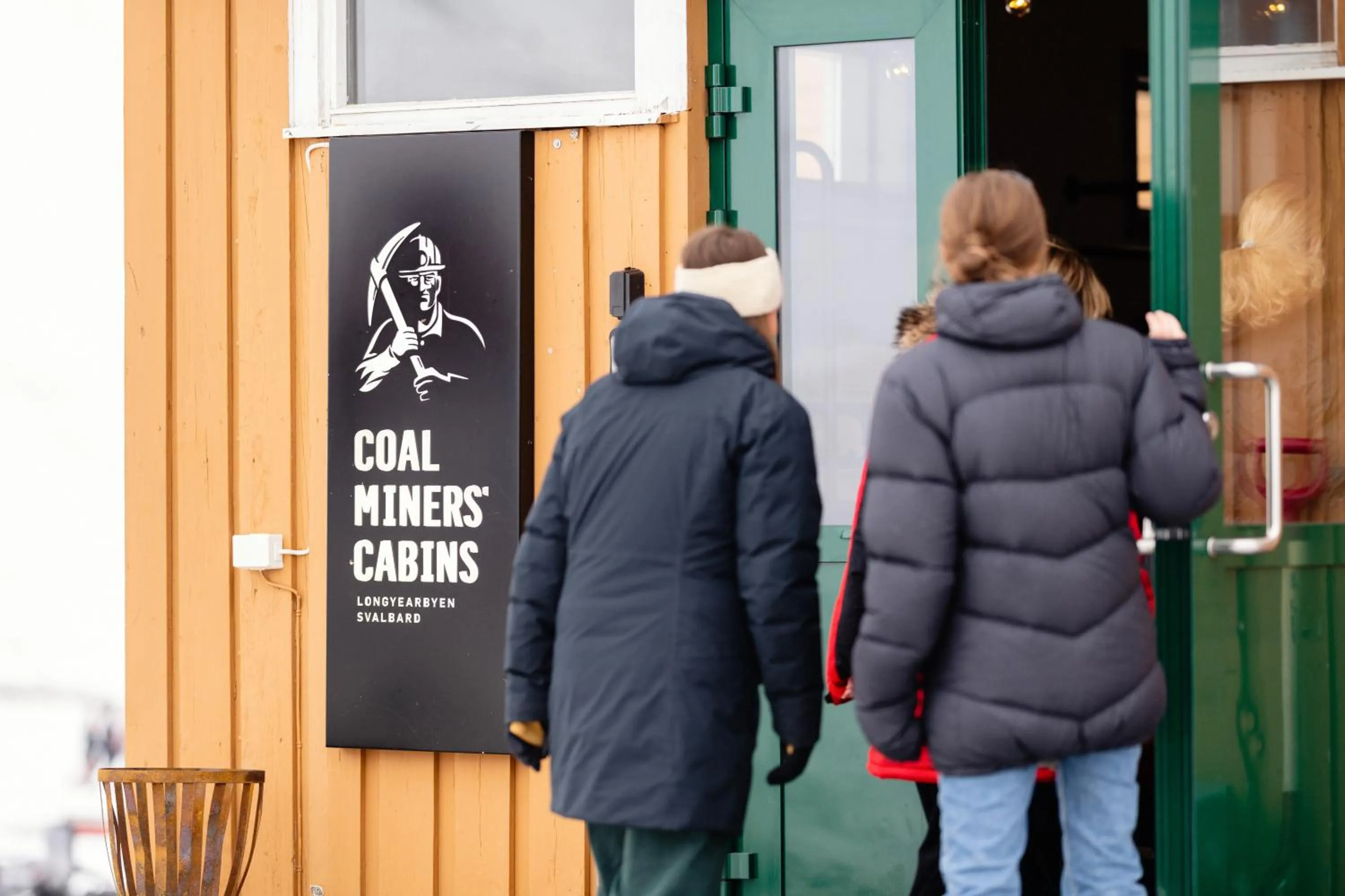 Facade/entrance in Coal Miners’ Cabins