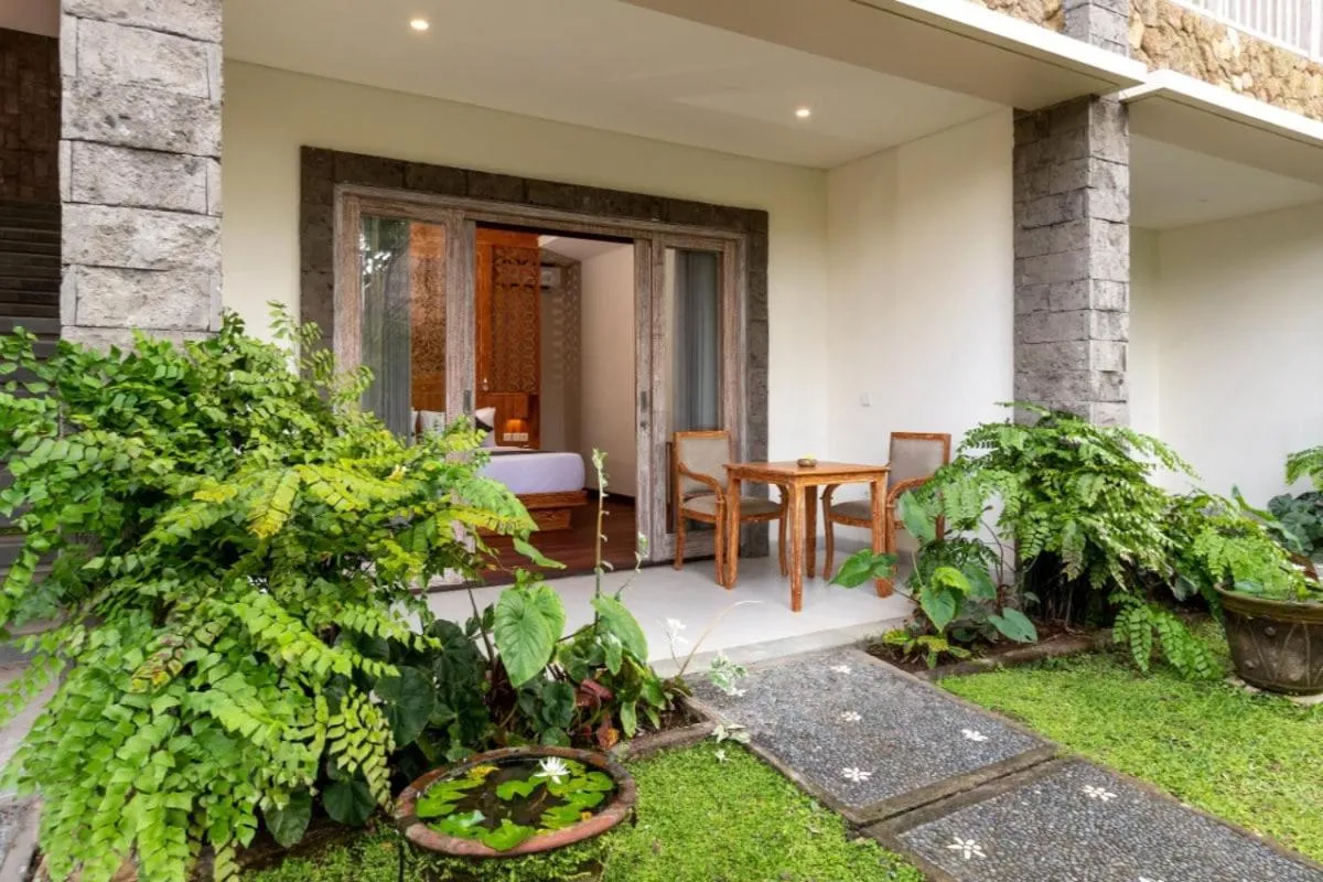 Balcony/Terrace in Ubud Inn Cottage by Prasi