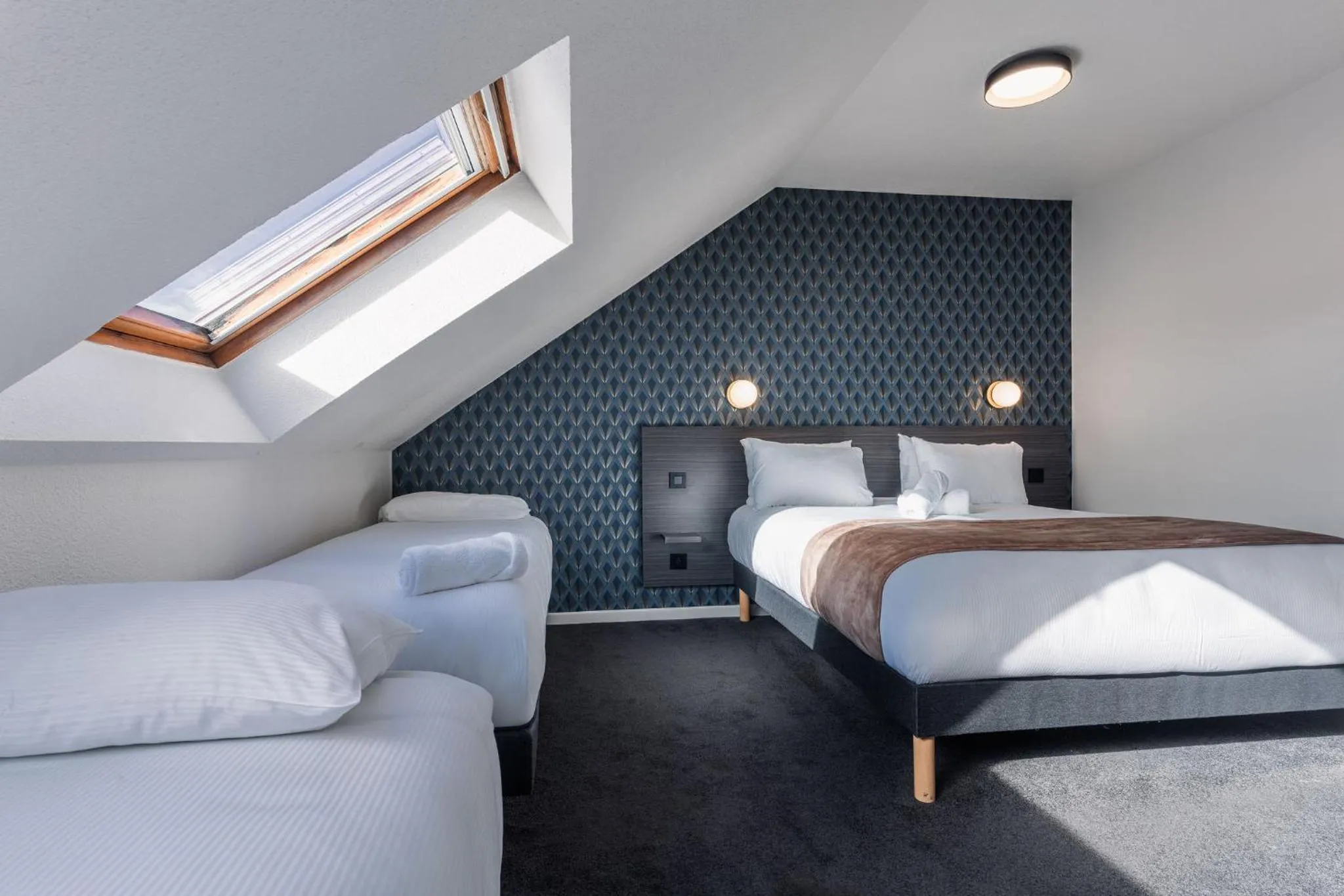 Bed in Kyriad Saint Brieuc - Tregueux