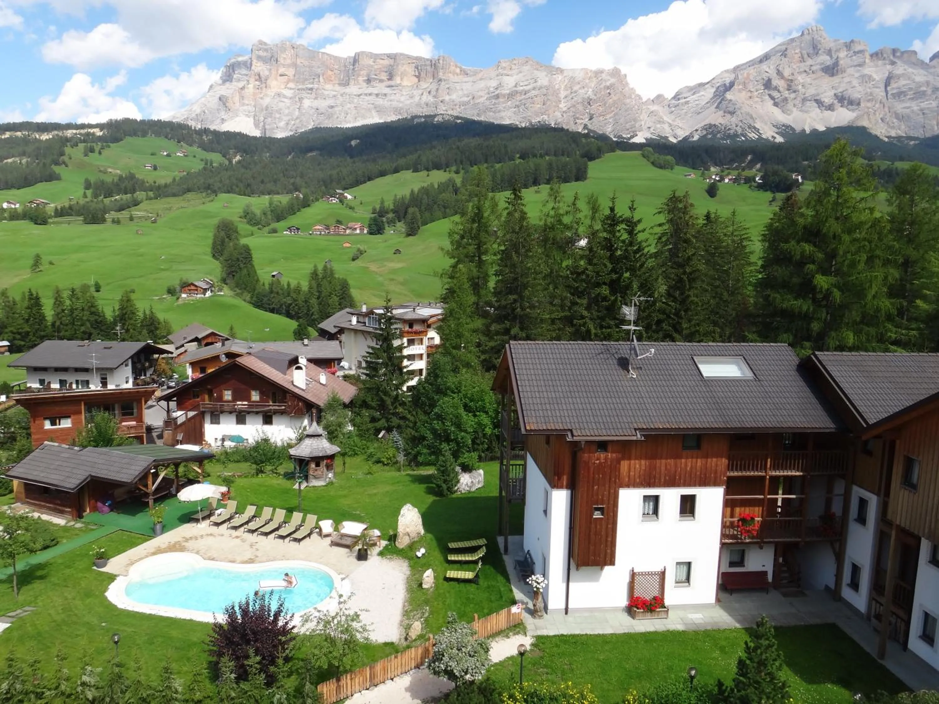 Bird's eye view in La Bercia Alpine Lodge & Spa