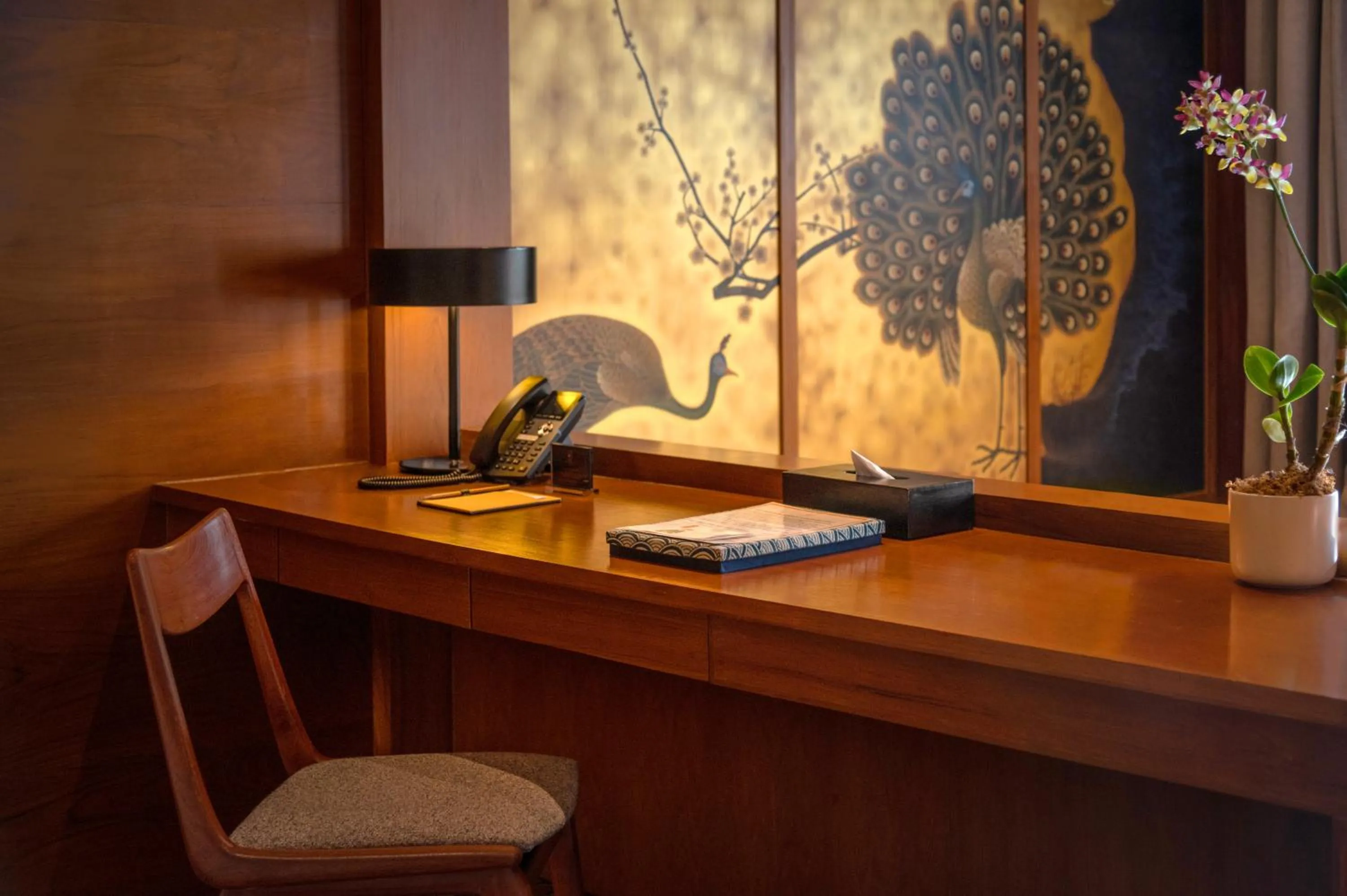 Seating area in Onsen at Moncham