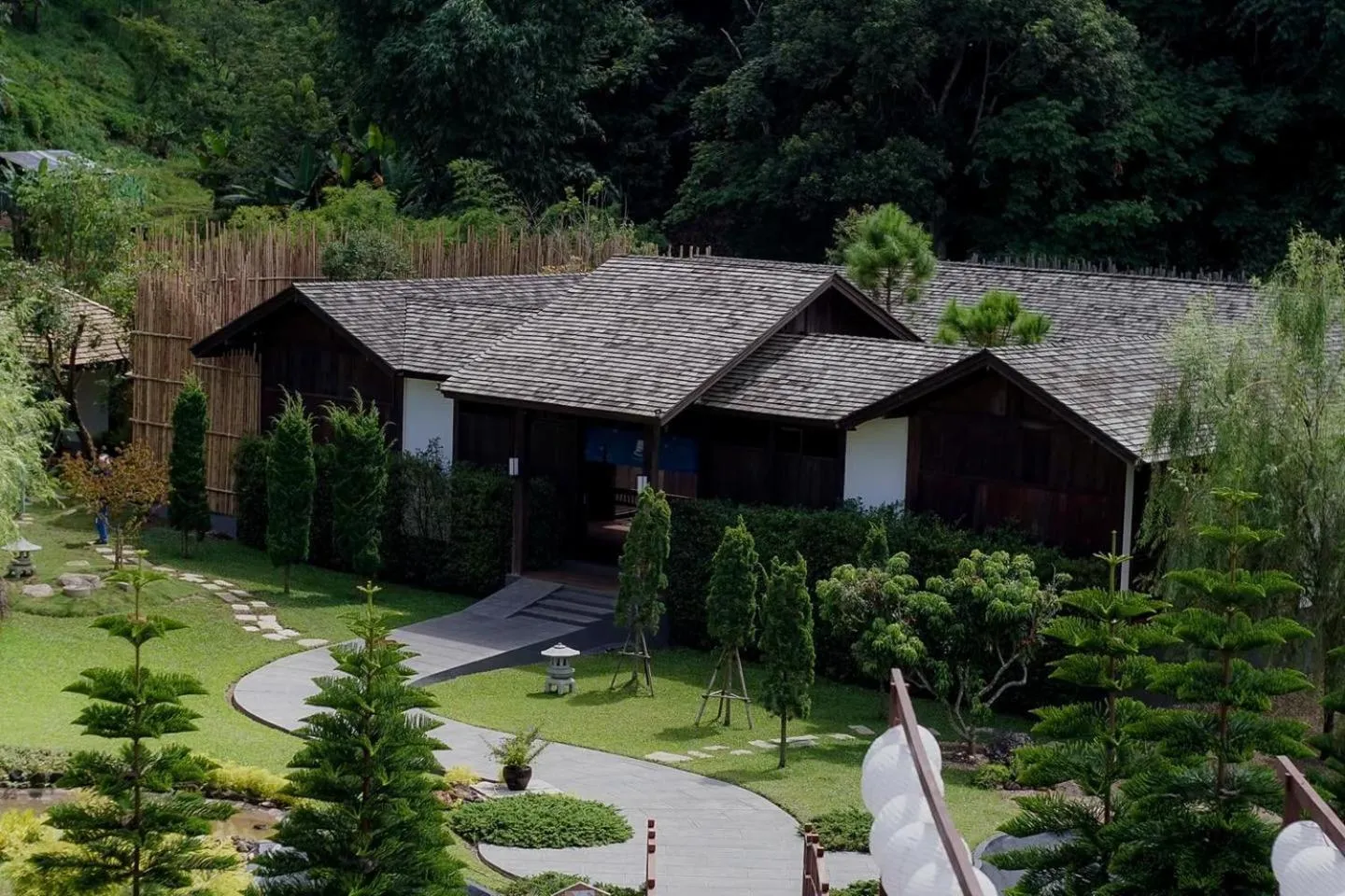 Hot Spring Bath in Onsen at Moncham