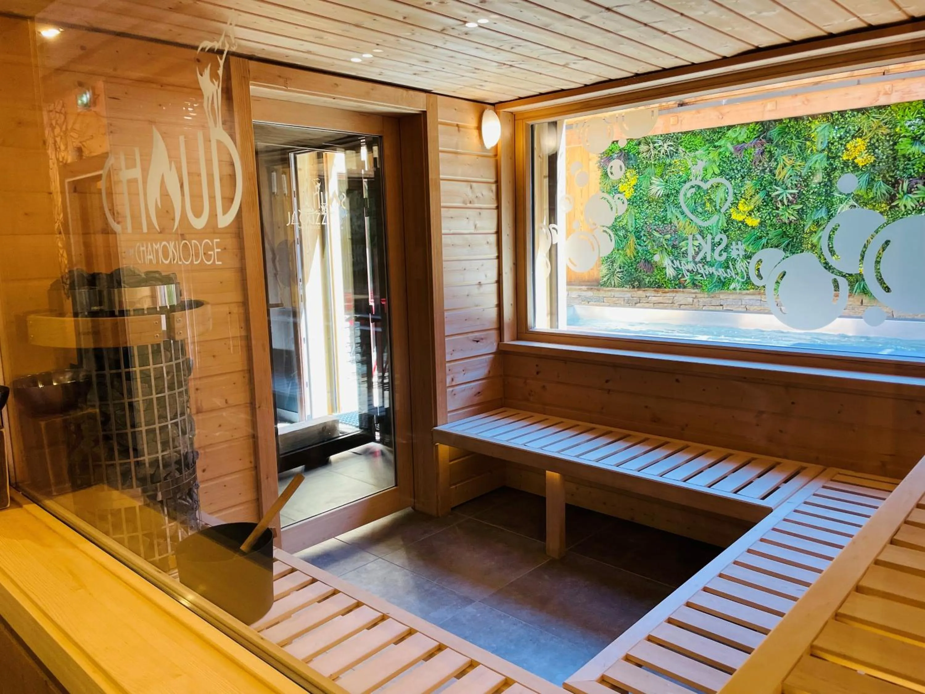 Sauna in Chamois Lodge