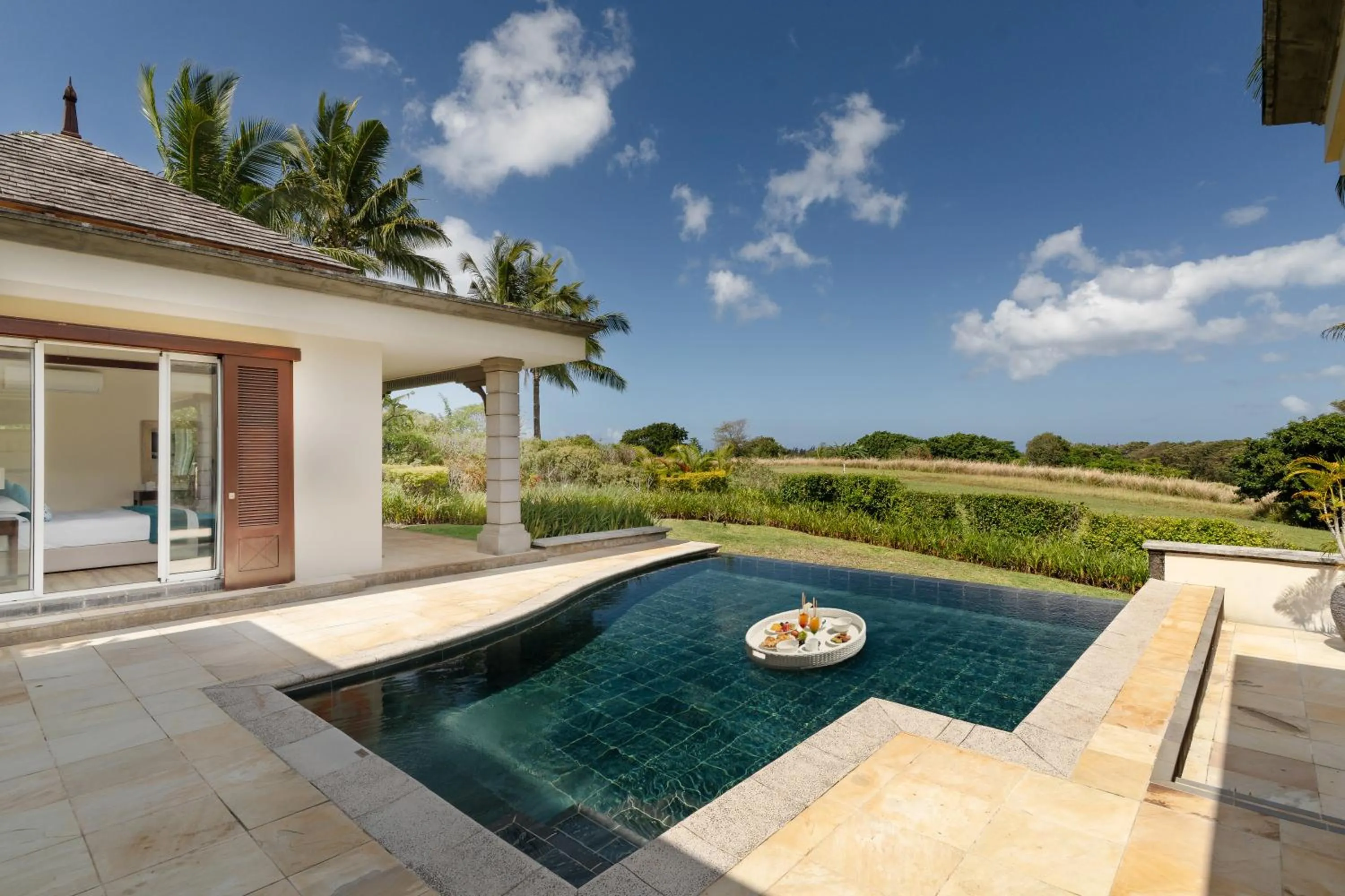 Garden view in Heritage The Villas