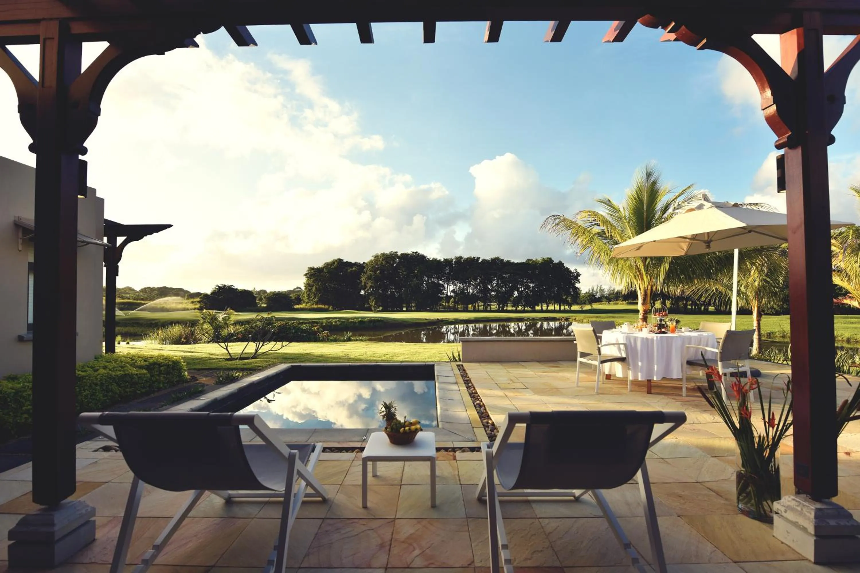 Pool view in Heritage The Villas