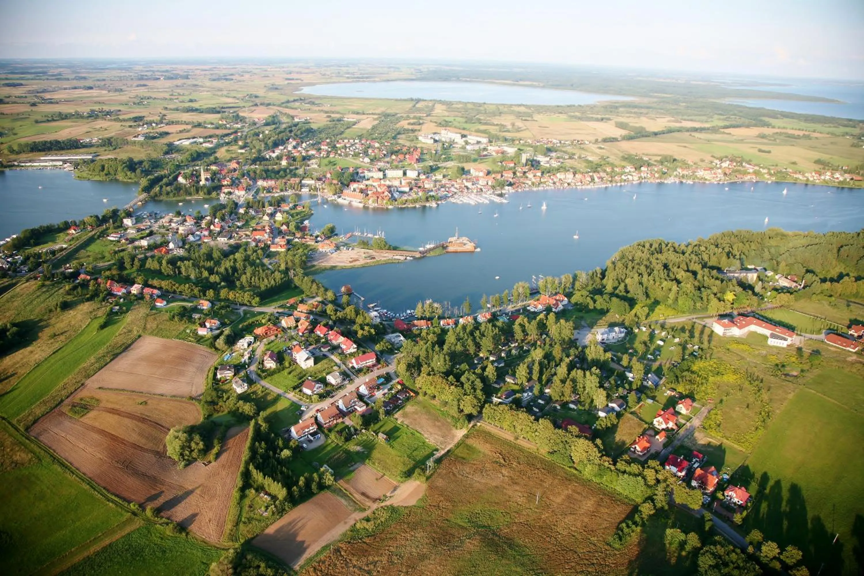 Bird's eye view in Willa Cyklada, grill, śniadania, jezioro,przystań,tawerna-200m, park linowy-400m, centrum,aquapark-900m