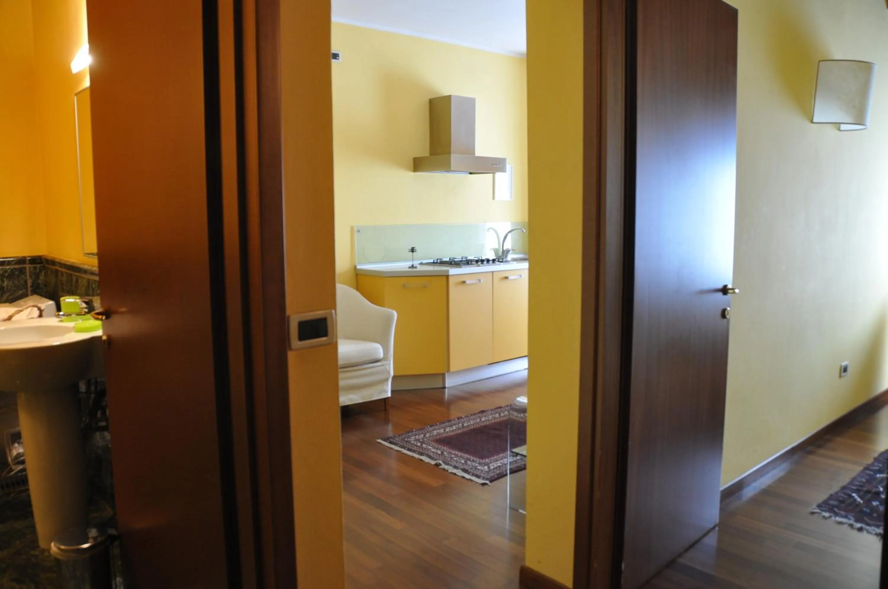 Decorative detail in Piazza Nova Guest House