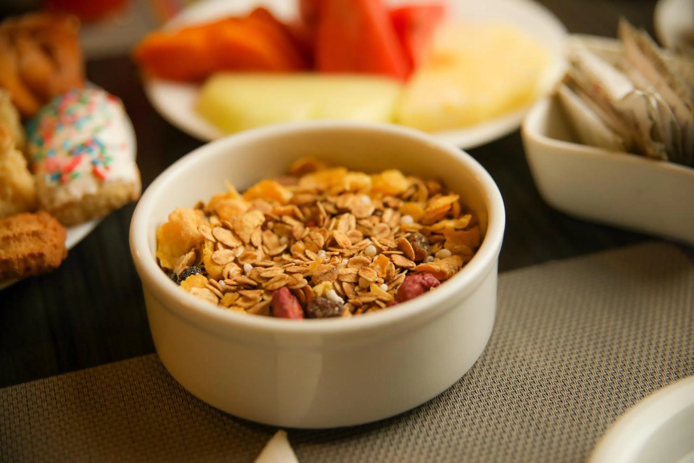 Buffet breakfast in Rede Andrade Vivaldi