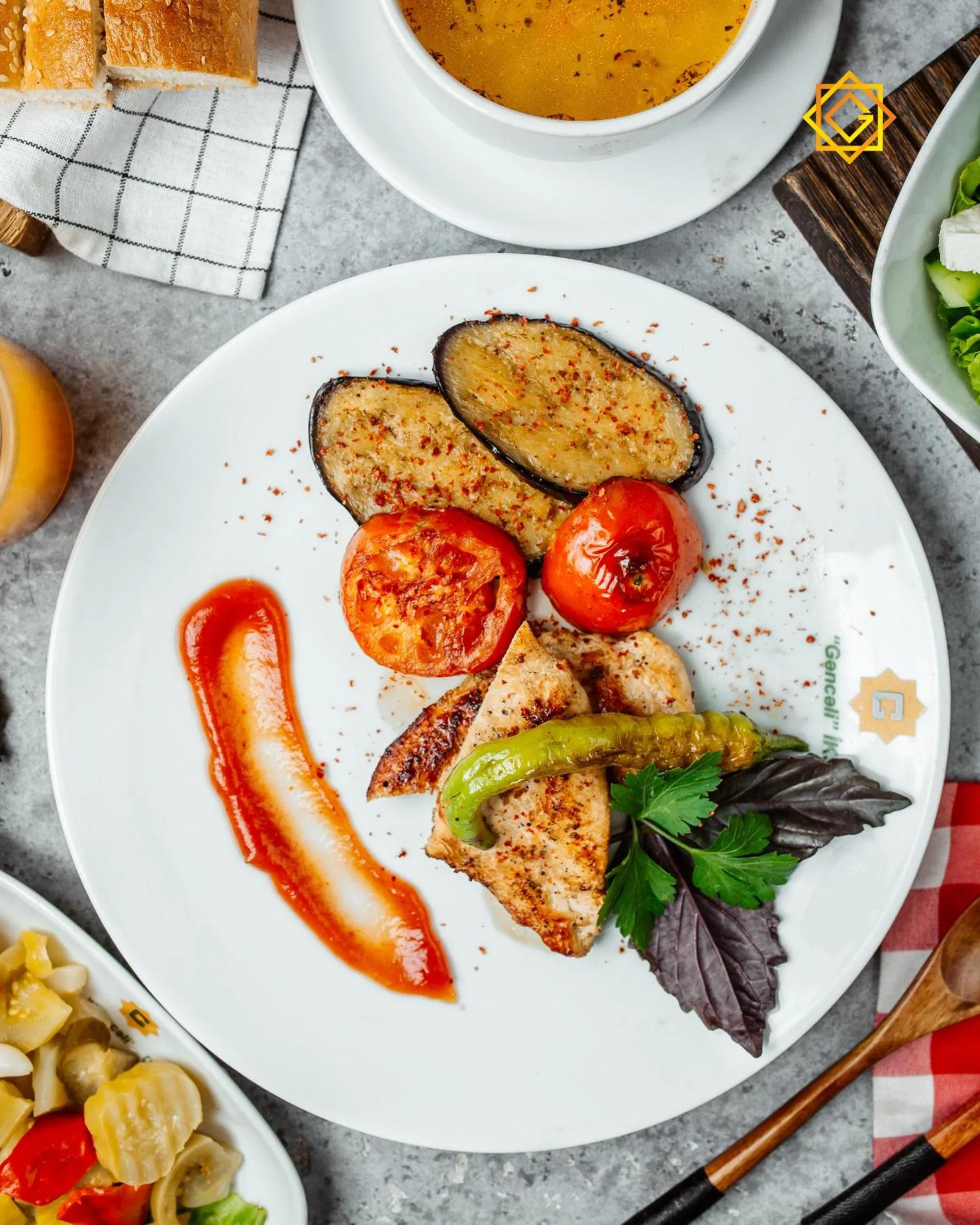 Dinner in Ganjali Plaza Hotel