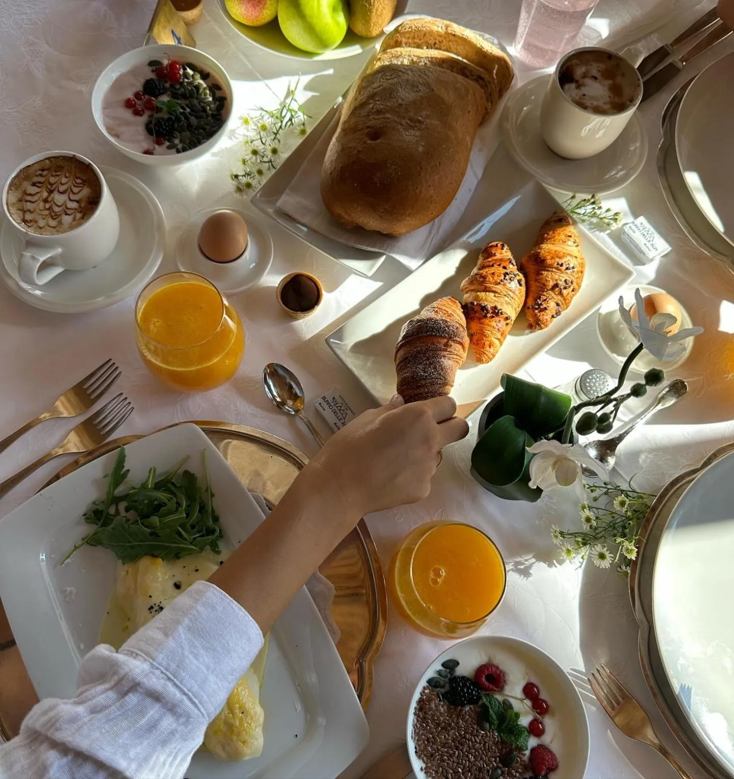 Continental breakfast in Sporthotel Arabba