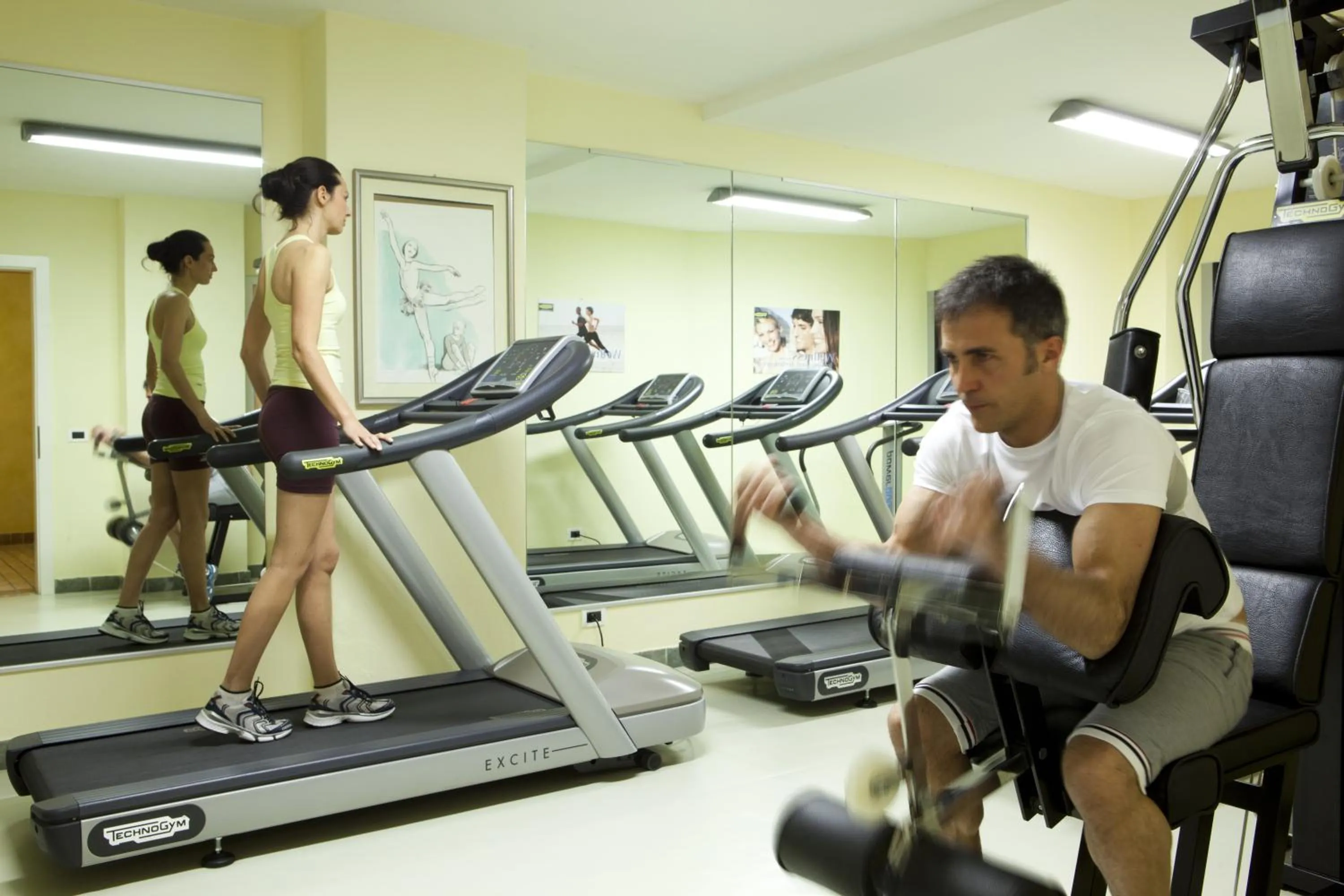 Fitness centre/facilities in Sporthotel Arabba