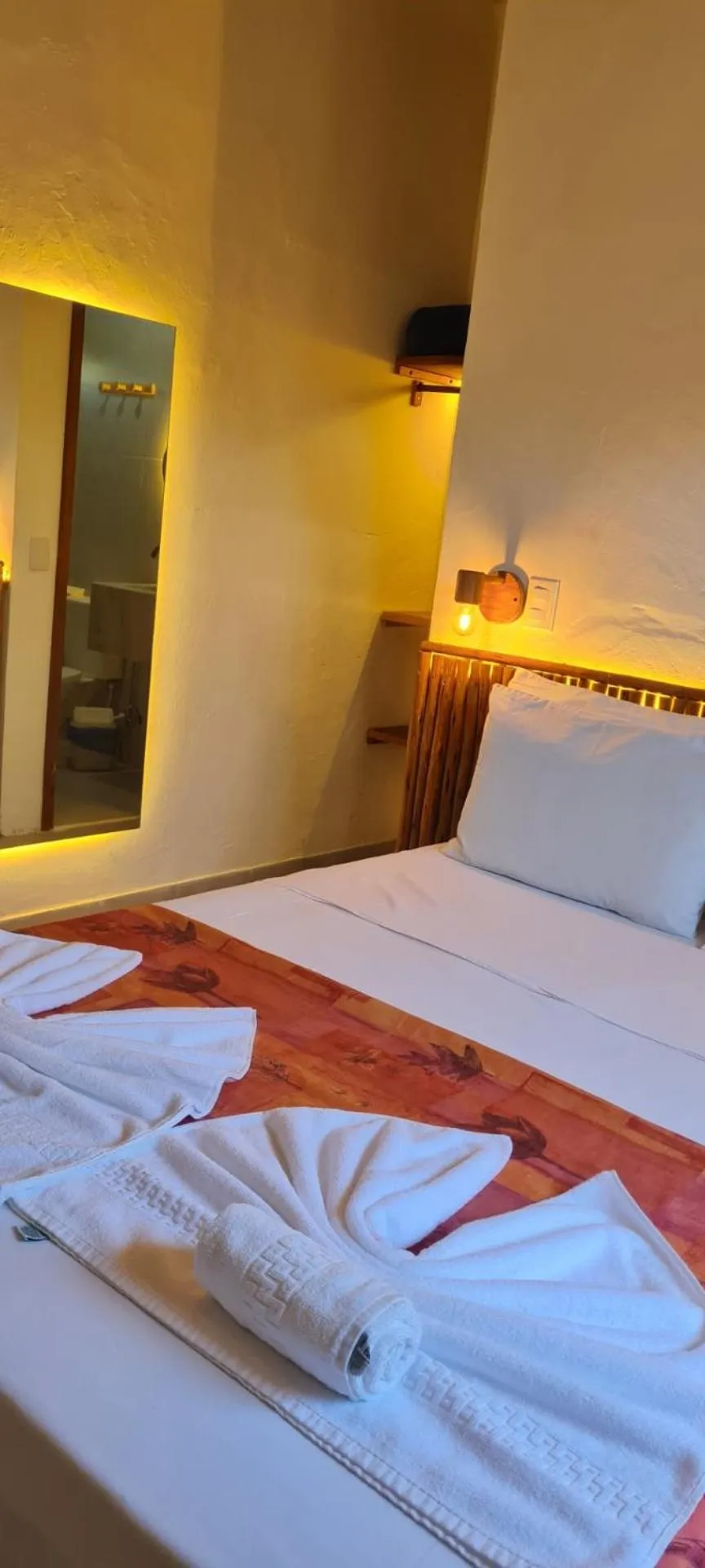 Bed in Pousada Varanda do Sol